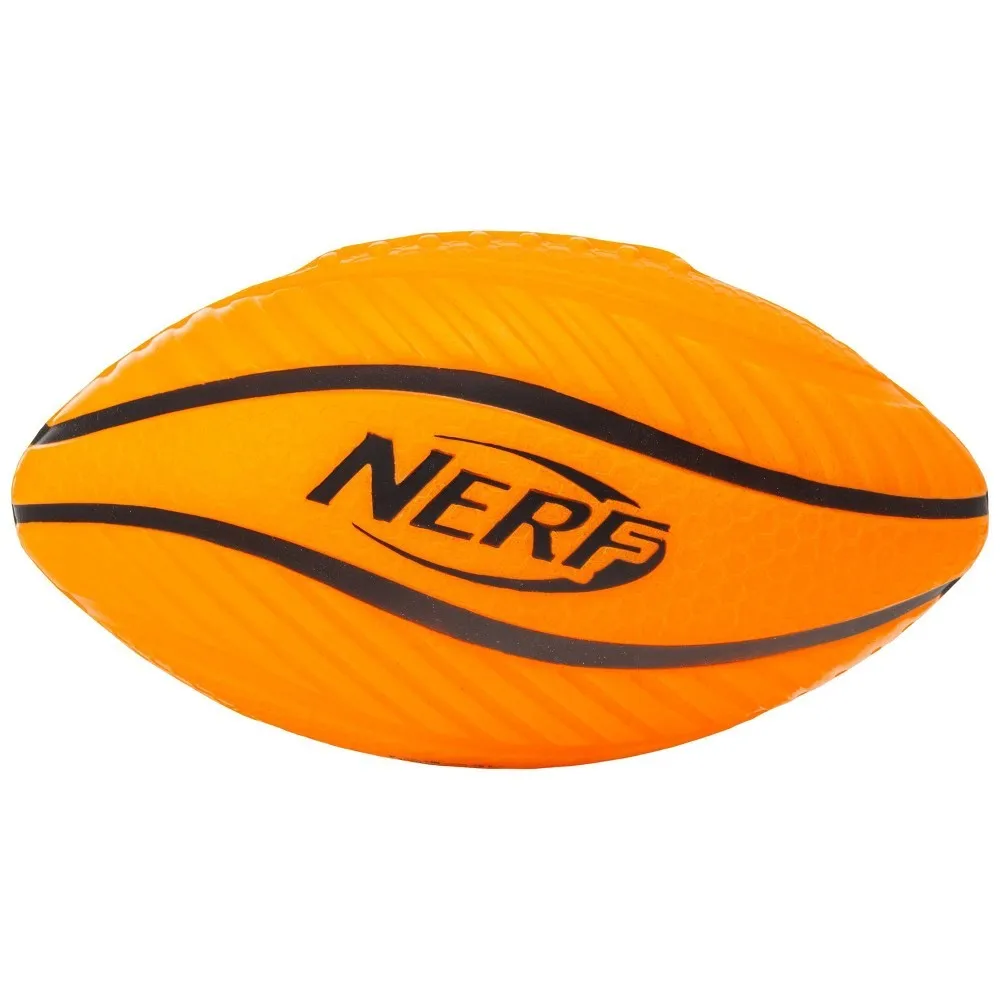 NERF 8.5" Foam Glow Football - Orange: Shell, Ages 6+ - Image 5