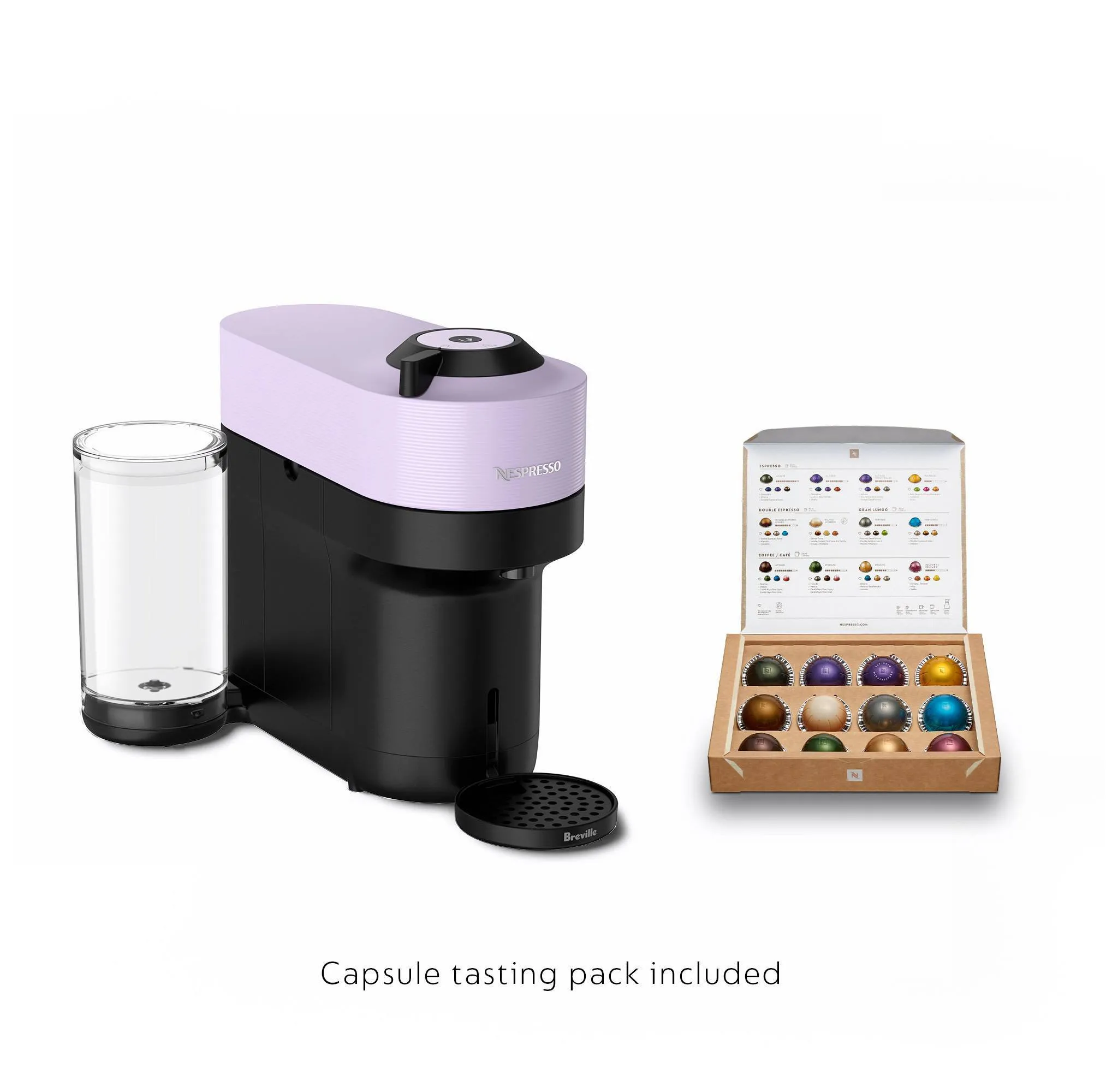 Nespresso Vertuo Pop+ Espresso Maker - Lilac - Image 3