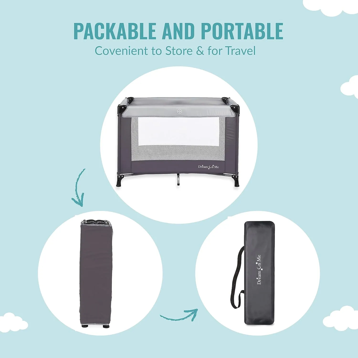 Nest Portable Playard in Grey - Image 7