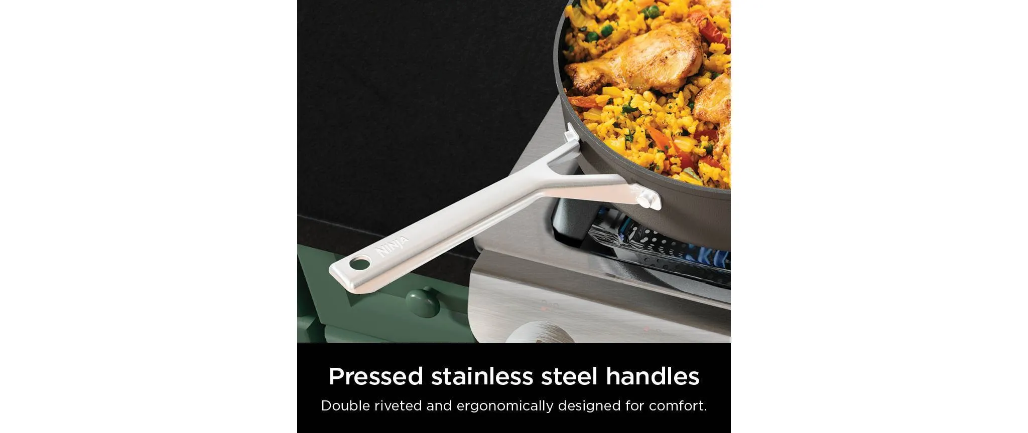 NeverStick Signature Hard-Anodized Aluminum 10" Fry Pan - CW70026 - Image 4