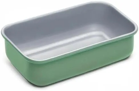 Non-Stick Ceramic 1 lb Loaf Pan - Sage - Image 3