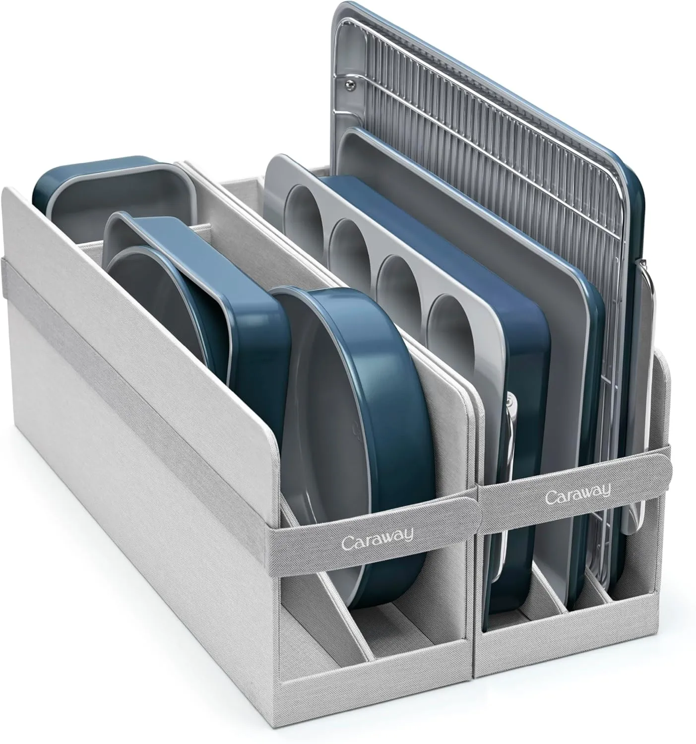 Non-Stick Ceramic Complete Bakeware Set - Navy - Image 4