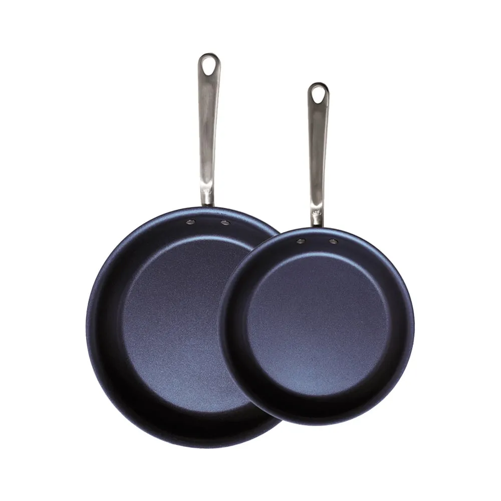 Non-Stick Frying Pan Set - 10" & 12" - Harbour Blue - Image 4