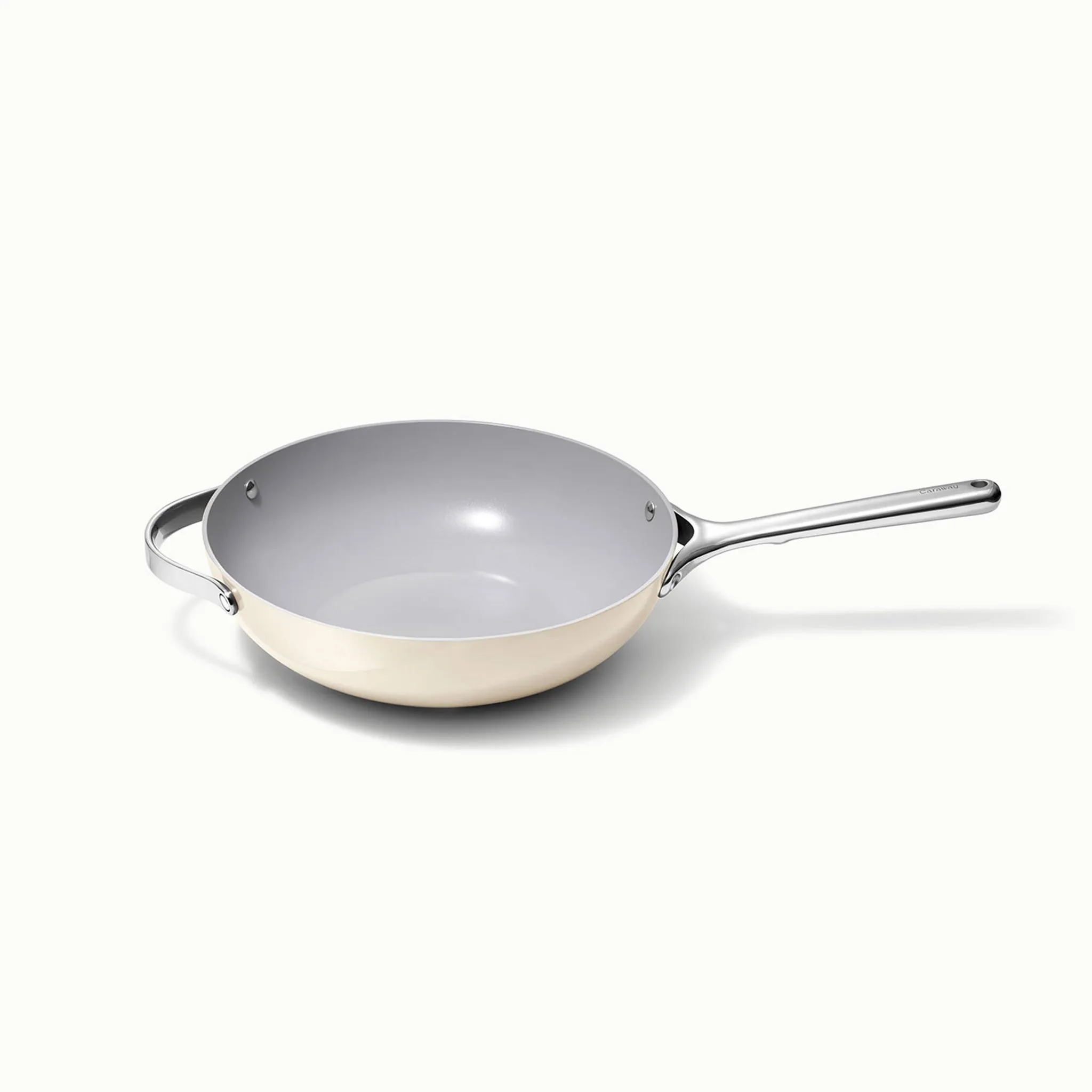 12" Stir Fry Pan - White