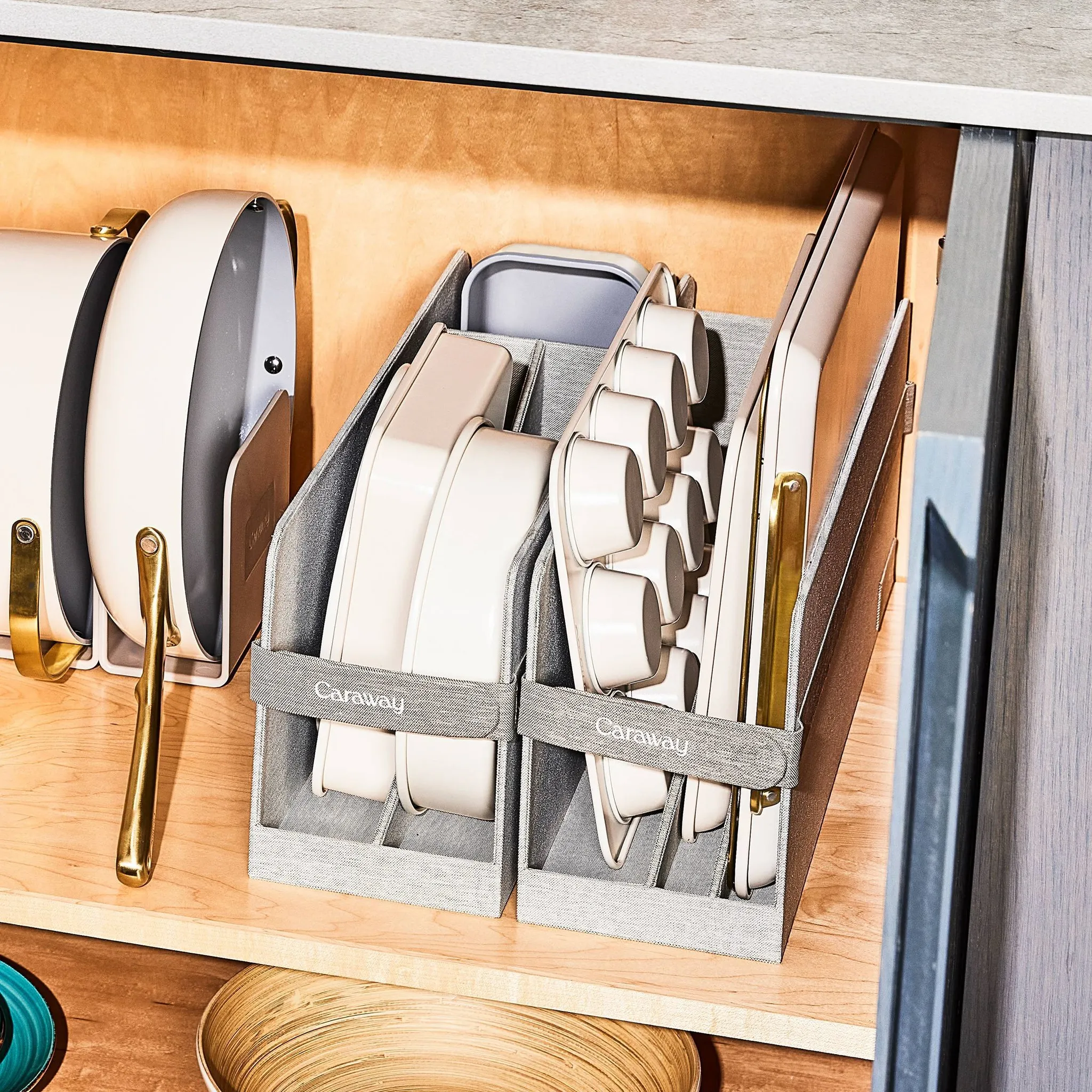 Nonstick Ceramic Rectangle Pan - Beige - Image 4