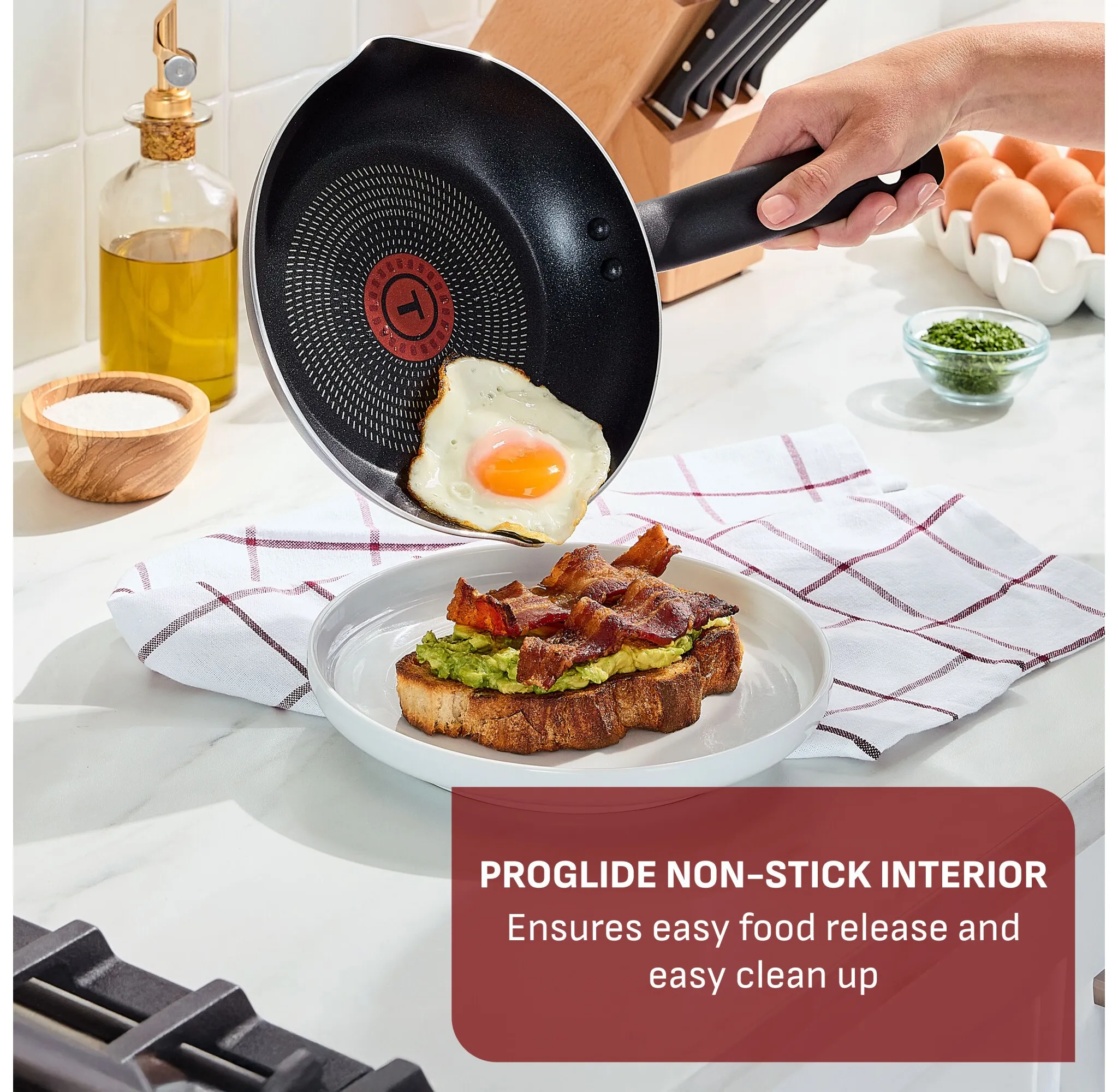 Simply Cook 8" Nonstick Fry Pan - Black - Image 3