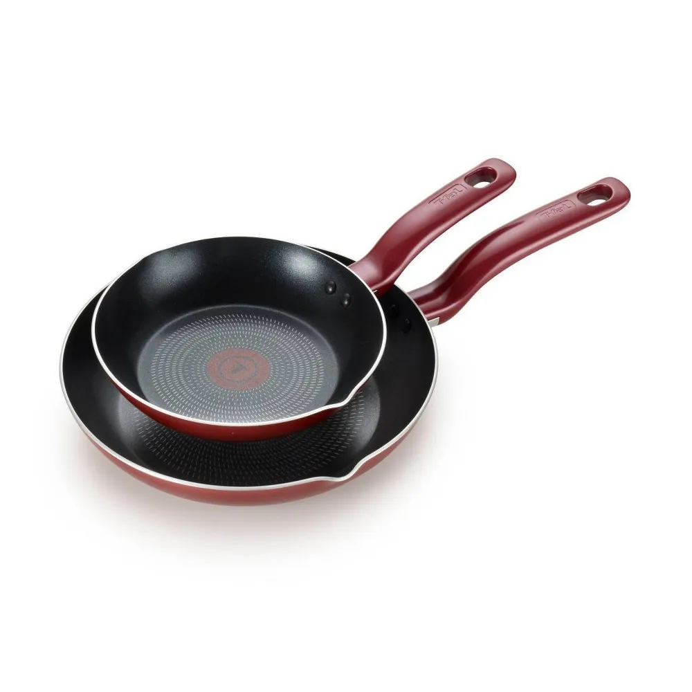 Nonstick Frying Pan Set - Red