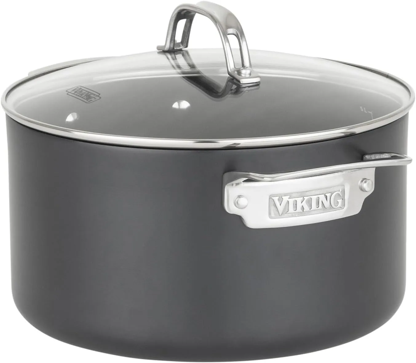 Nonstick Hard Anodized Cookware Set - Black - Image 6