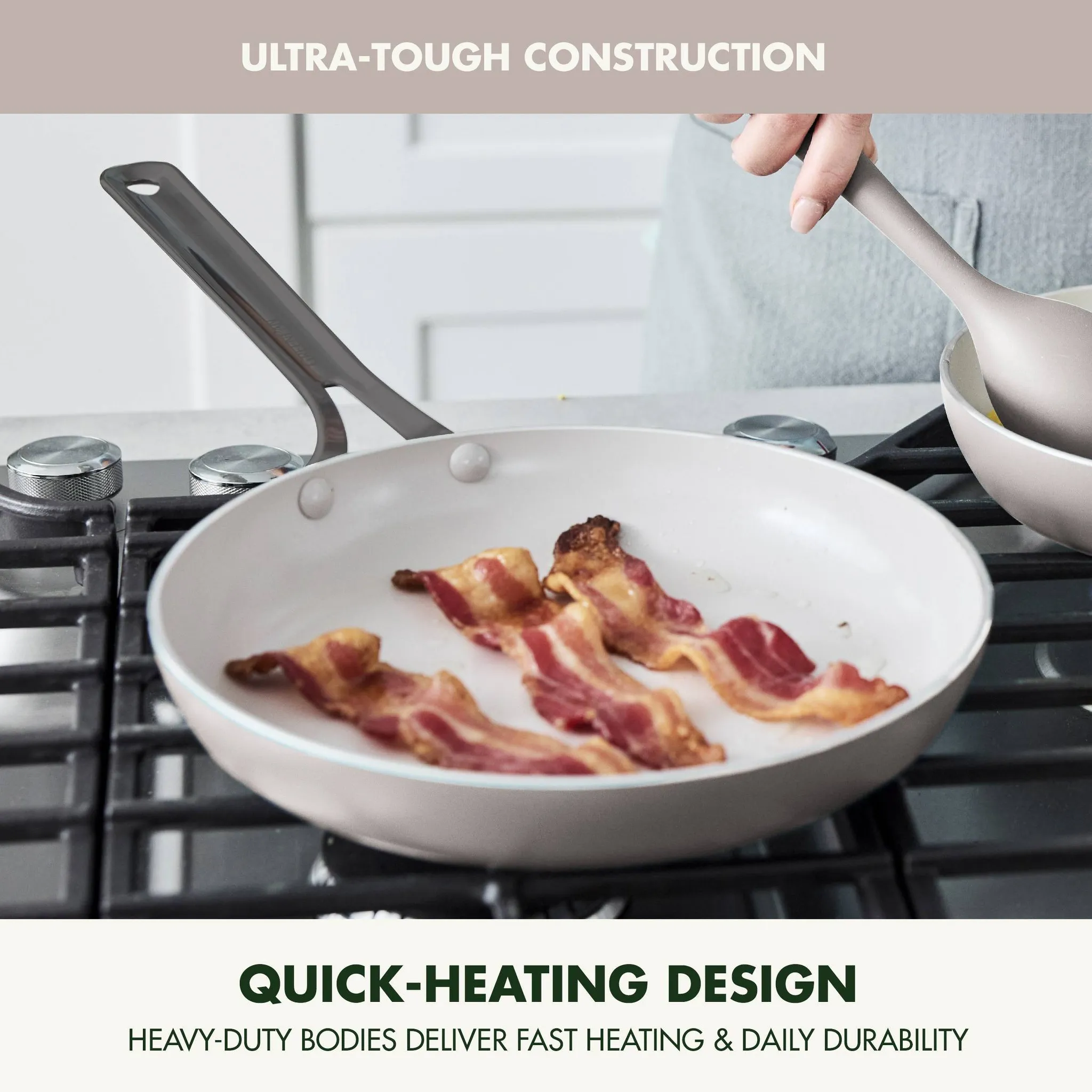 Nova 7pc Ceramic Nonstick Aluminum Cookware Set - Image 4