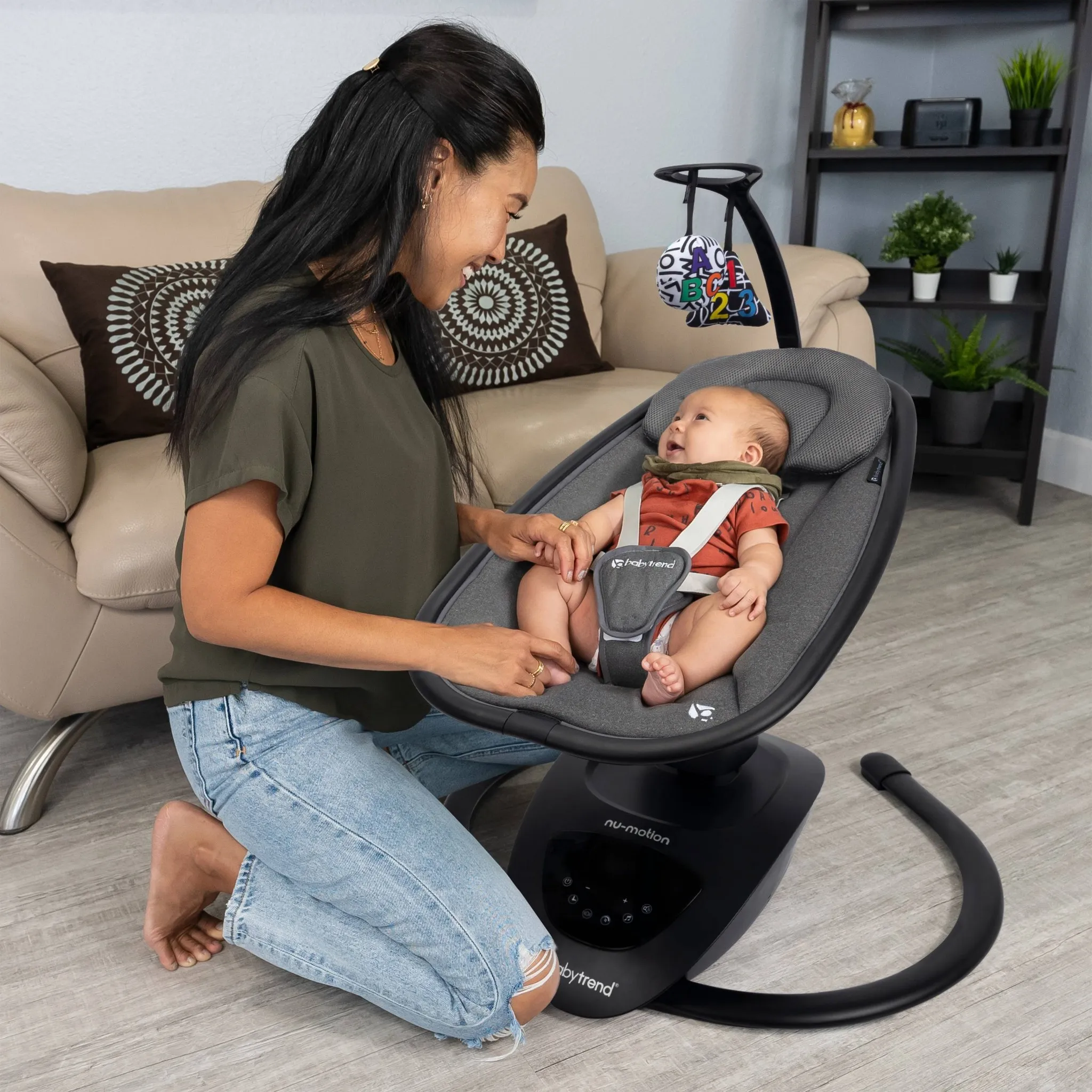 Nu-Motion Infinity Swing with Interactive Display - Midnight Black - Image 4