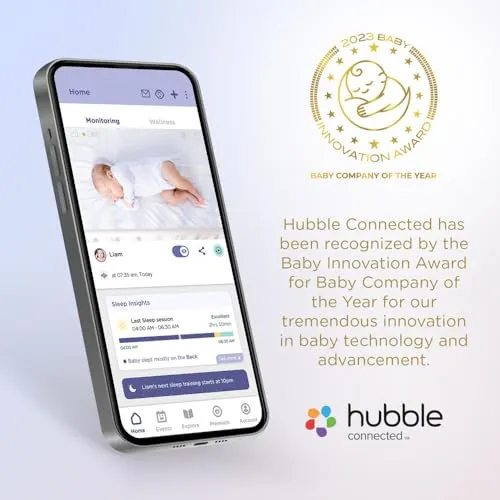 Nursery Pal Cloud Touch Twin Smart WiFi Enabled Baby Monitor - Image 2