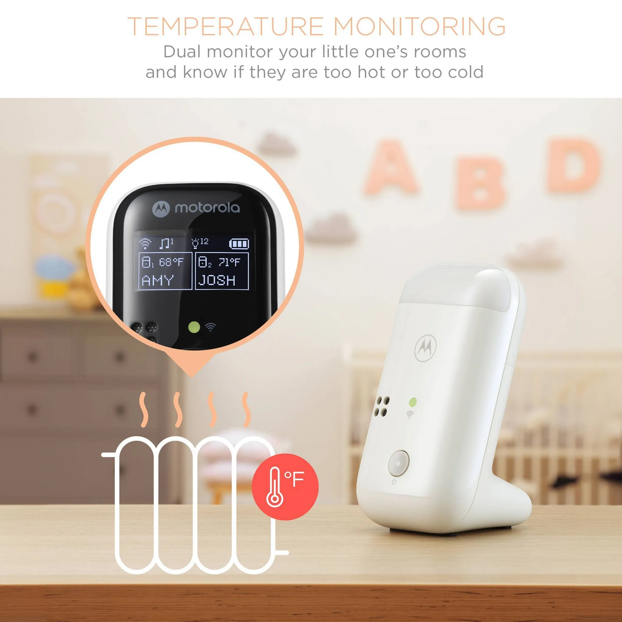Nursery PIP15-2 Audio Baby Monitor - Image 5