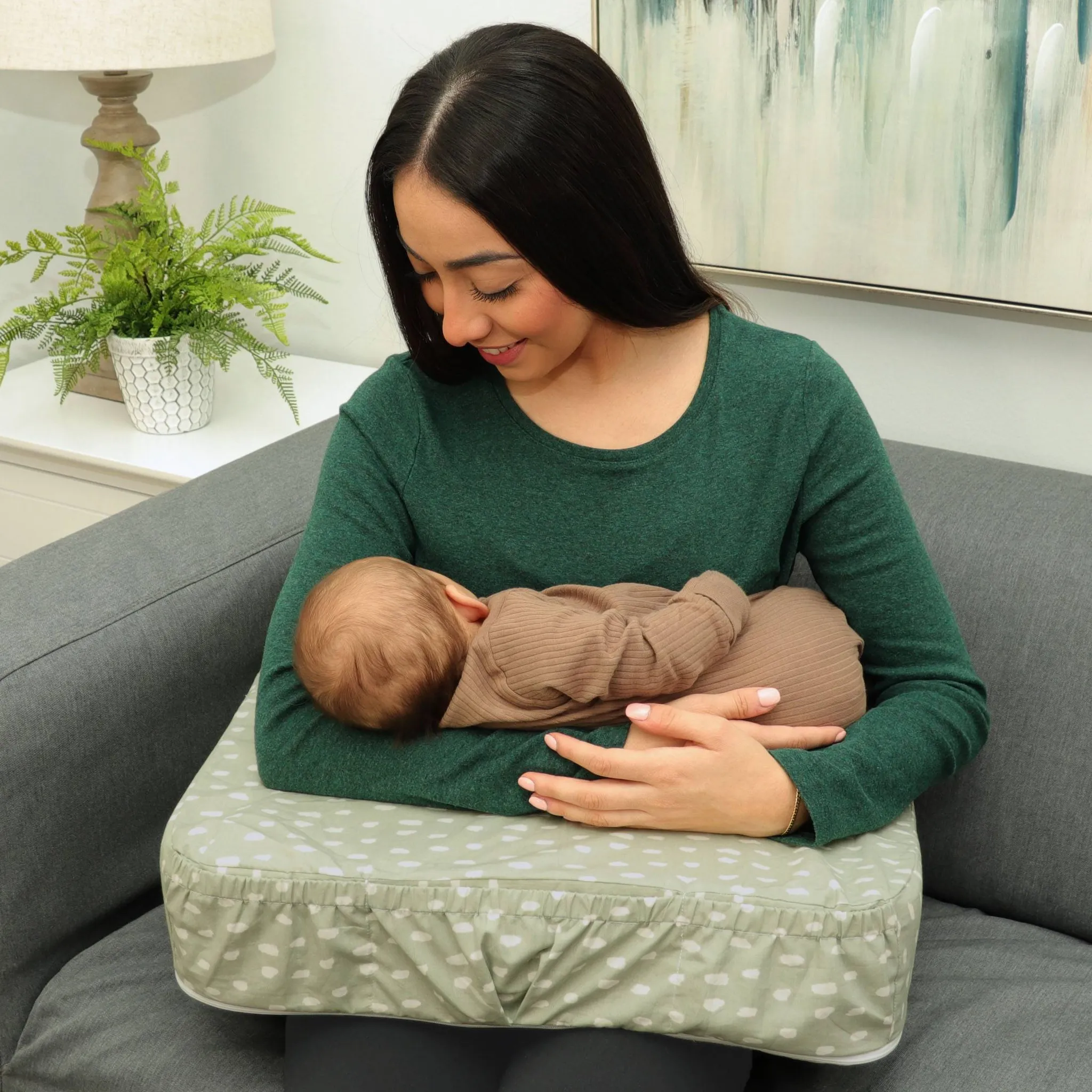 Nursing Pillow - Sage Green - Image 4