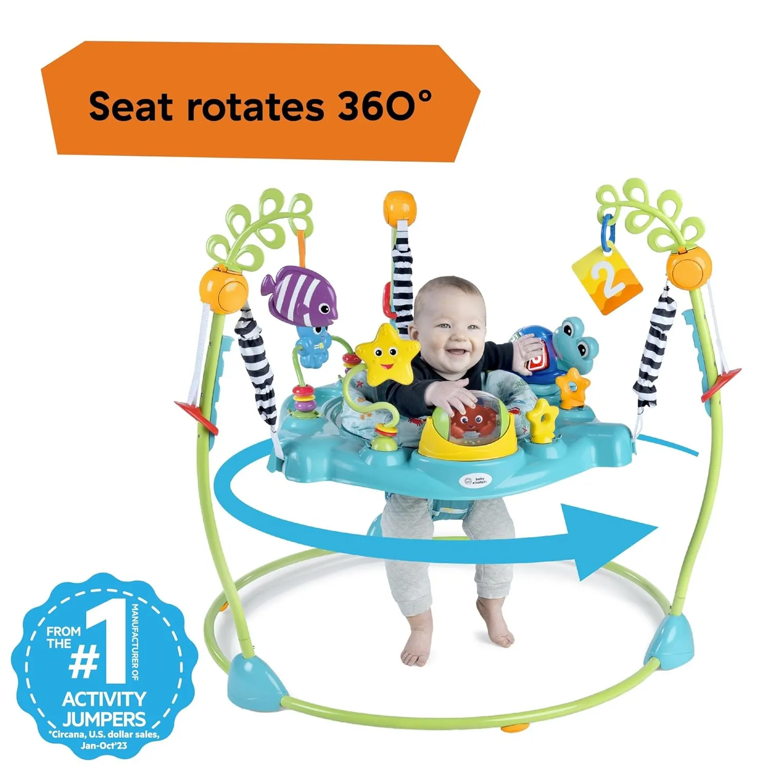Ocean Explorers Curiosity Cove 2-in-1 Activity Jumper - Image 3