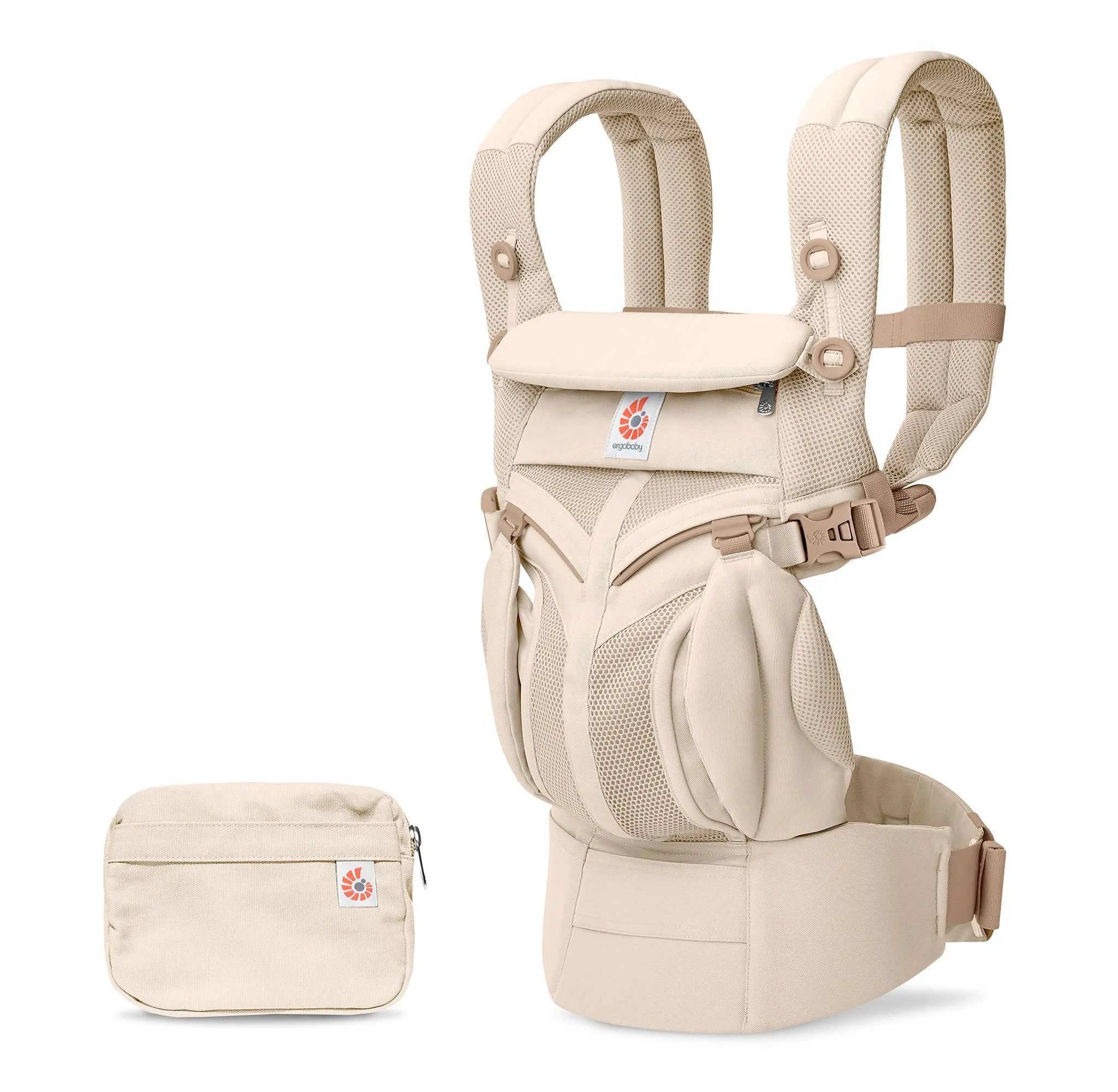 Omni Classic All Carry Positions Breathable Standard Baby Carrier for Newborn to Toddler - Natural Beige