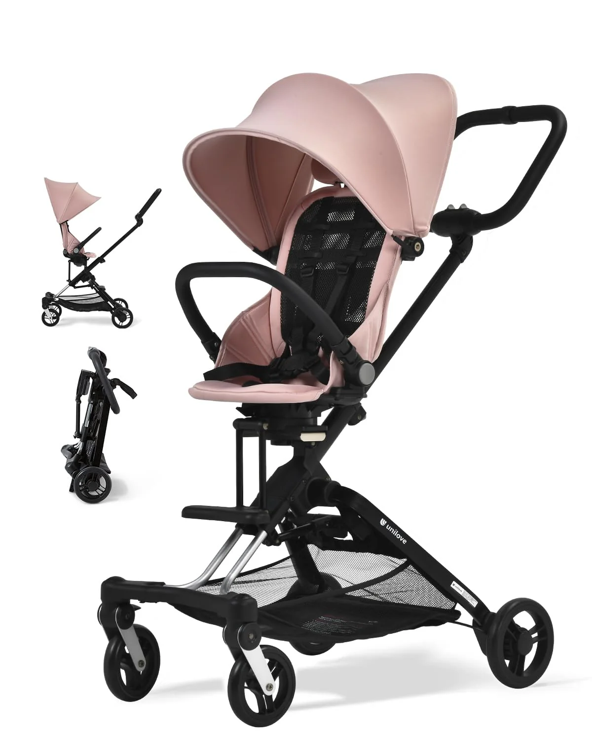 On the Go 3-in-1 Frame Stroller With Reversible Toddler Seat - Image 11