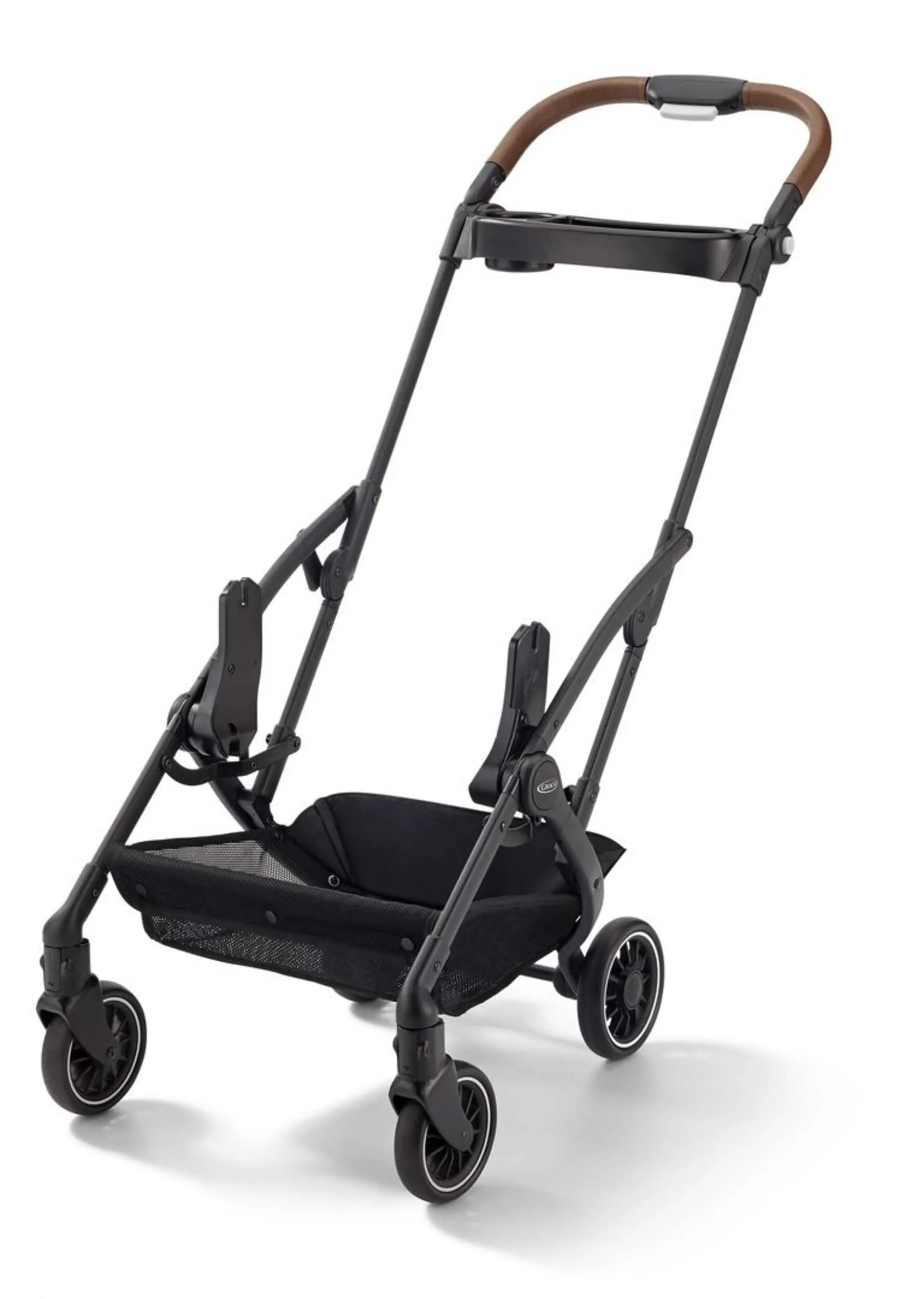 On-the-Go Max Compact Infant Stroller Frame - Sleek Black