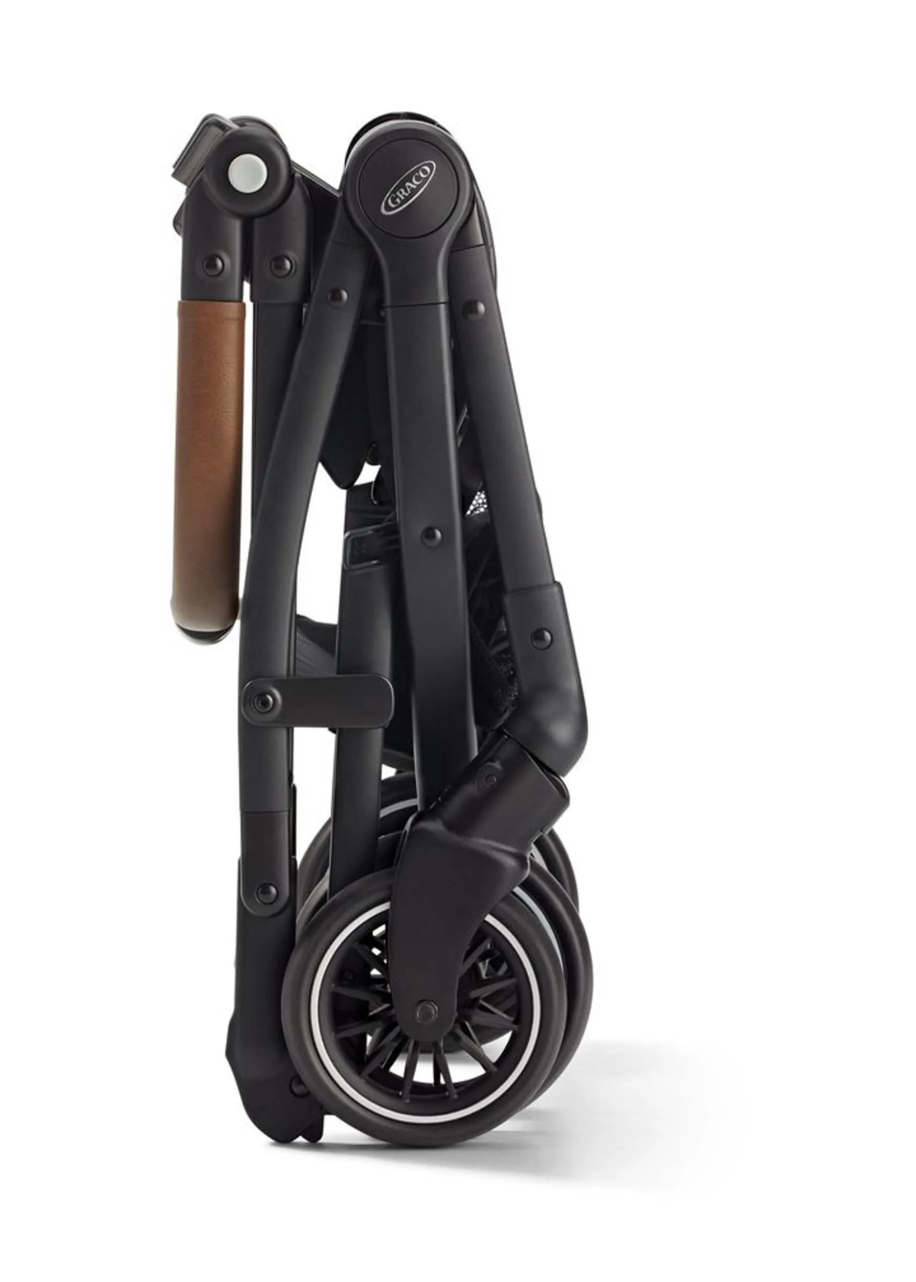 On-the-Go Max Compact Infant Stroller Frame - Sleek Black - Image 2