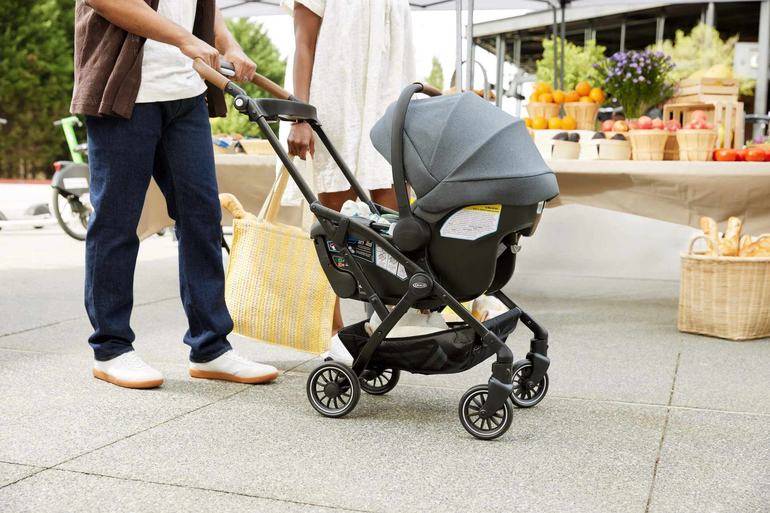 On-the-Go Max Compact Infant Stroller Frame - Sleek Black - Image 3