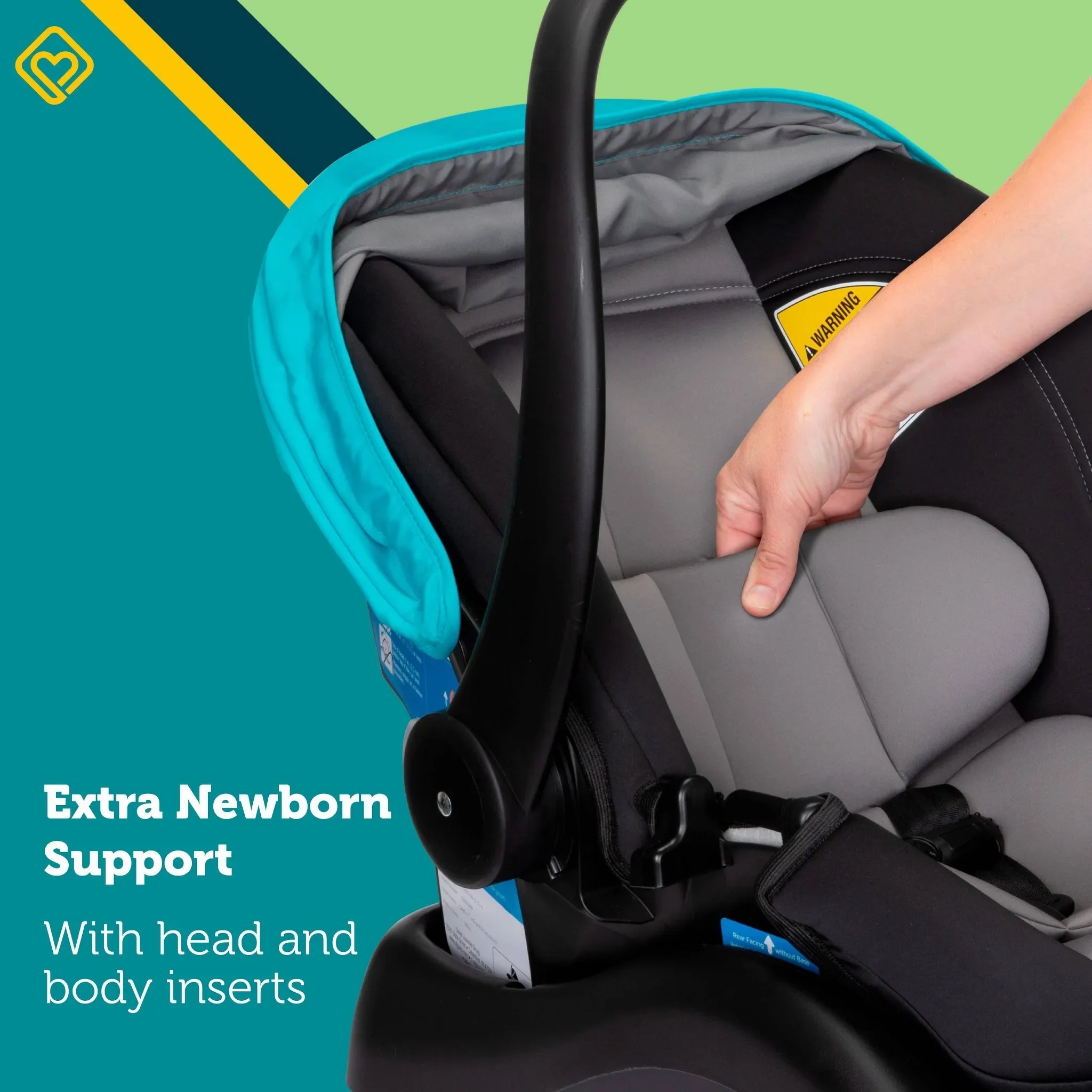 OnBoard LT Infant Car Seat - Wisteria Lane - Image 11