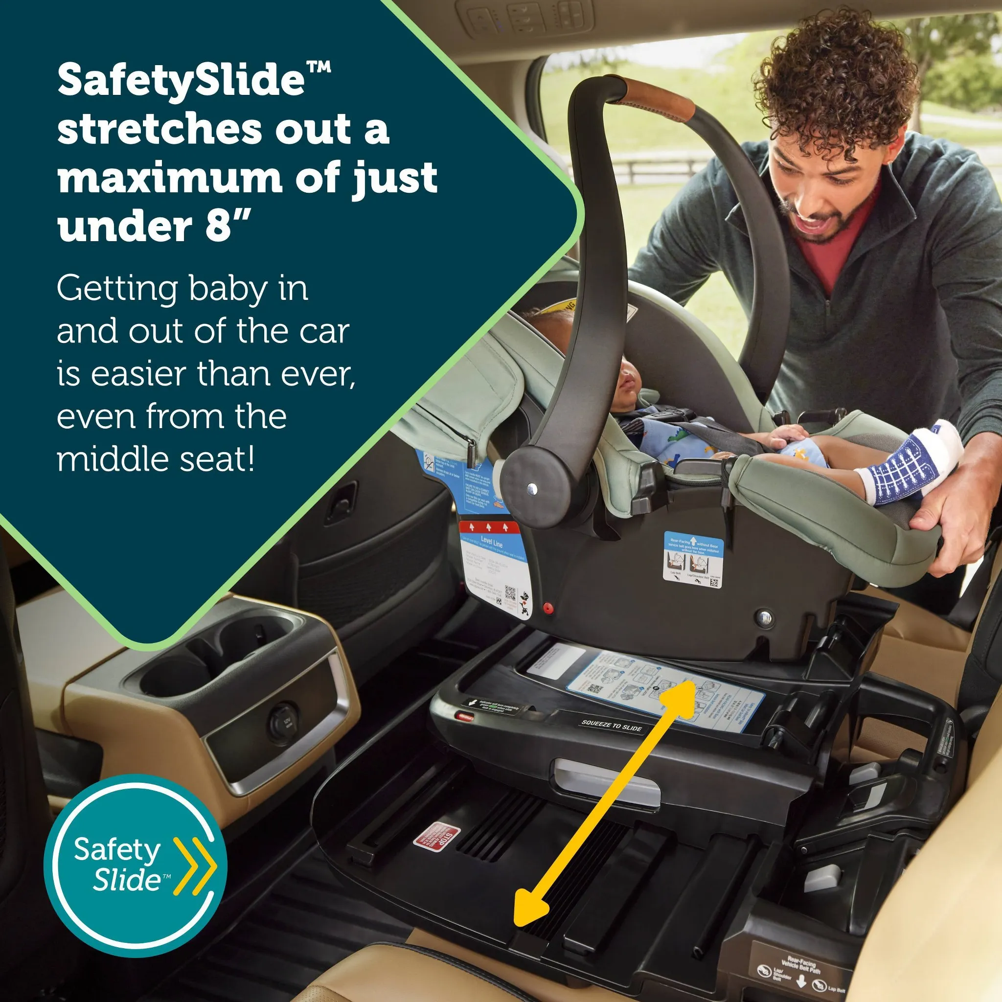 OnBoard Slide DLX Infant Car Seat - Hailstone - Image 2