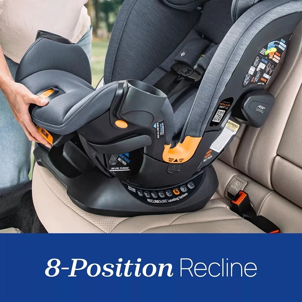 OneFit LX ClearTex All-in-One Car Seat - Black - Image 3