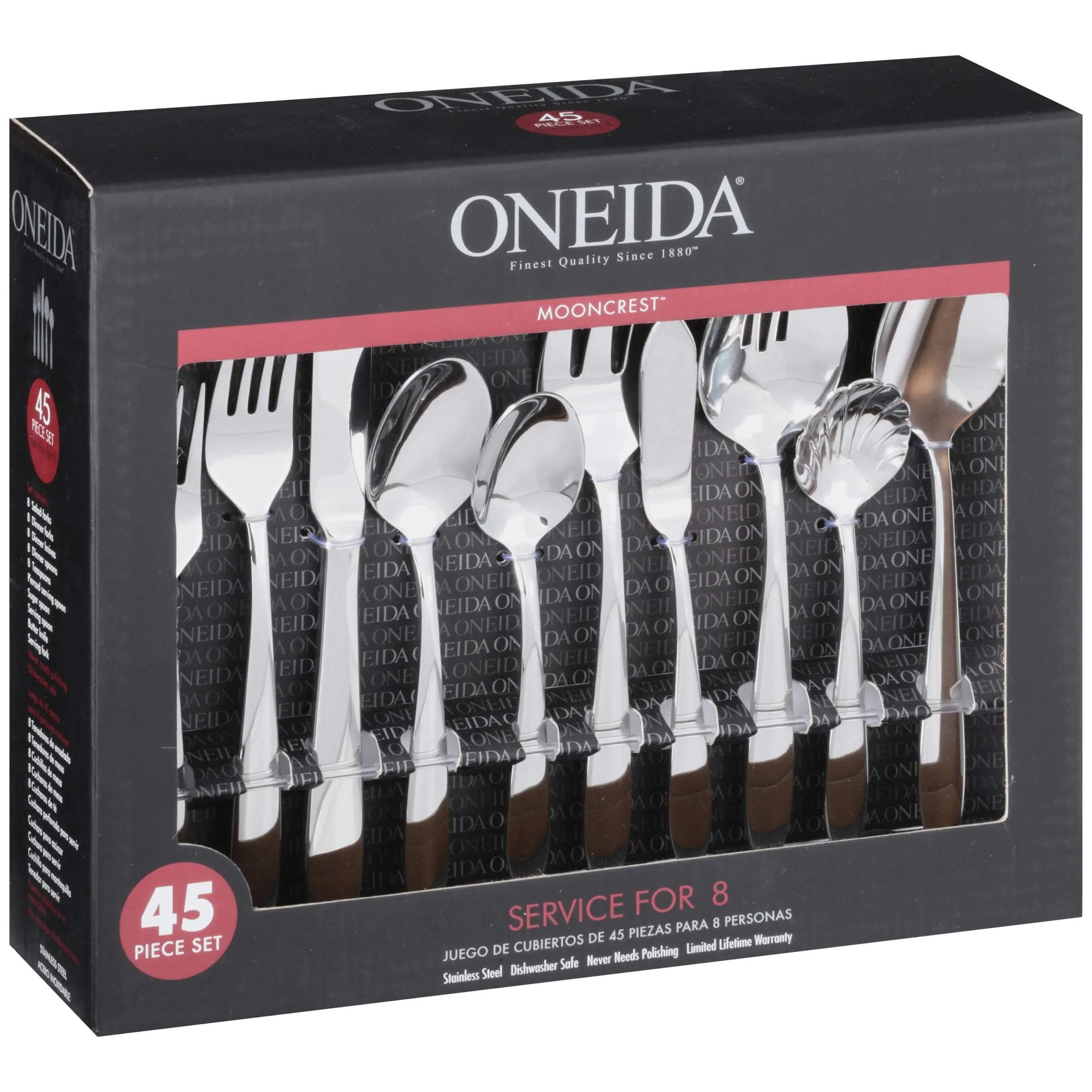 Oneida Mooncrest Flatware Set, 45 Pieces - Image 4