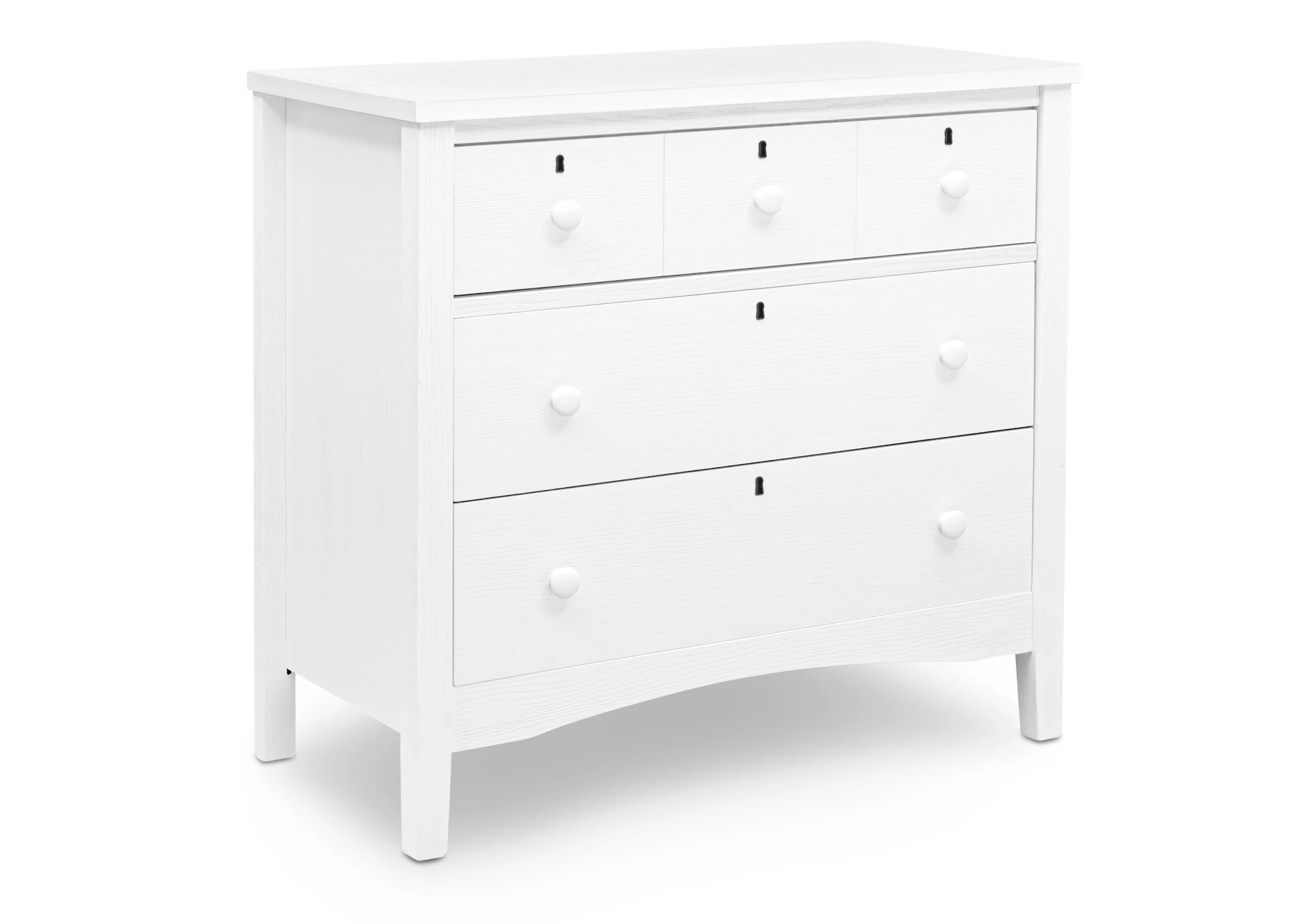 Farmhouse 3 Drawer Dresser With Changing Top and Interlocking Drawers - Image 2