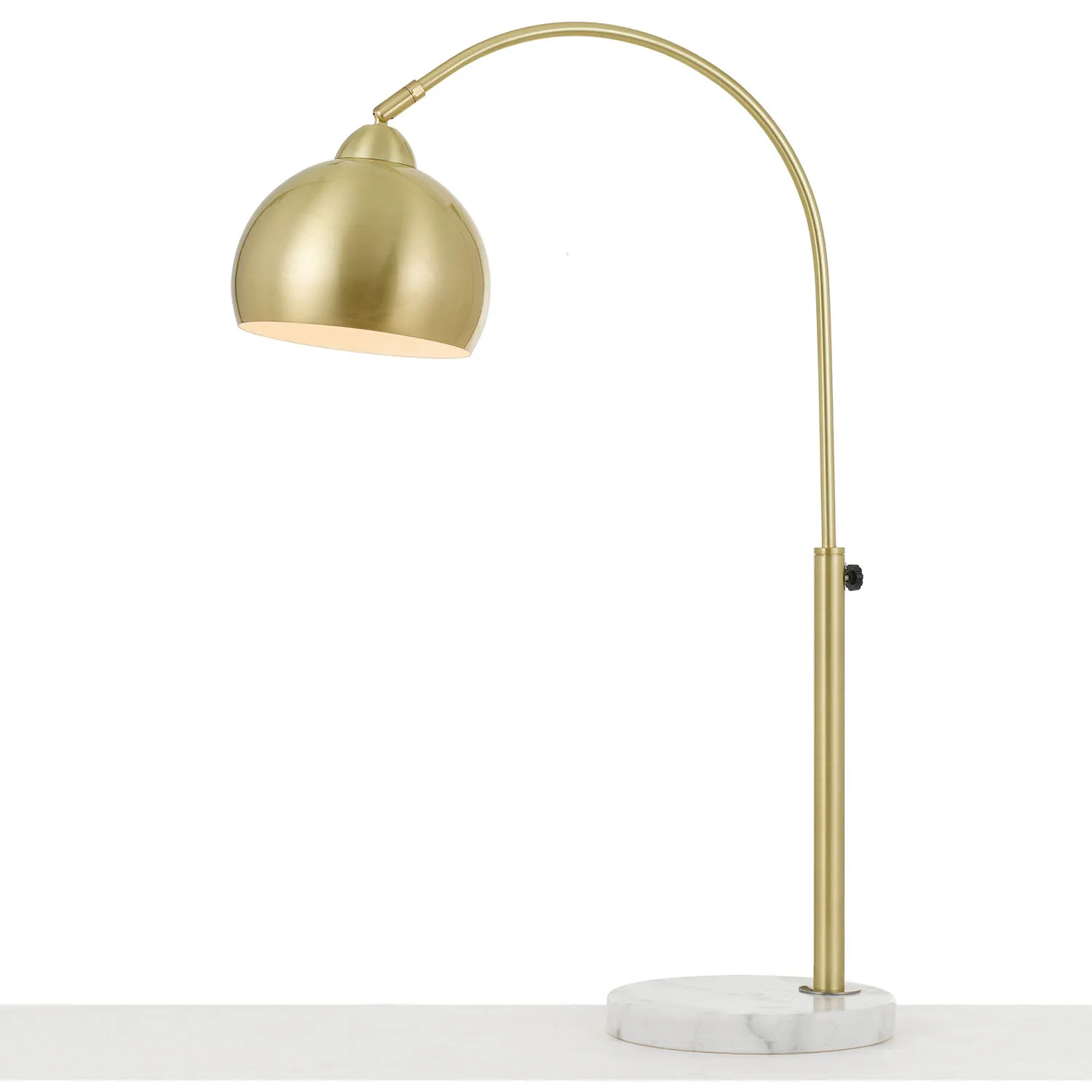 Orb Table Lamp with Metal Globe in Brushed Gold - Image 3