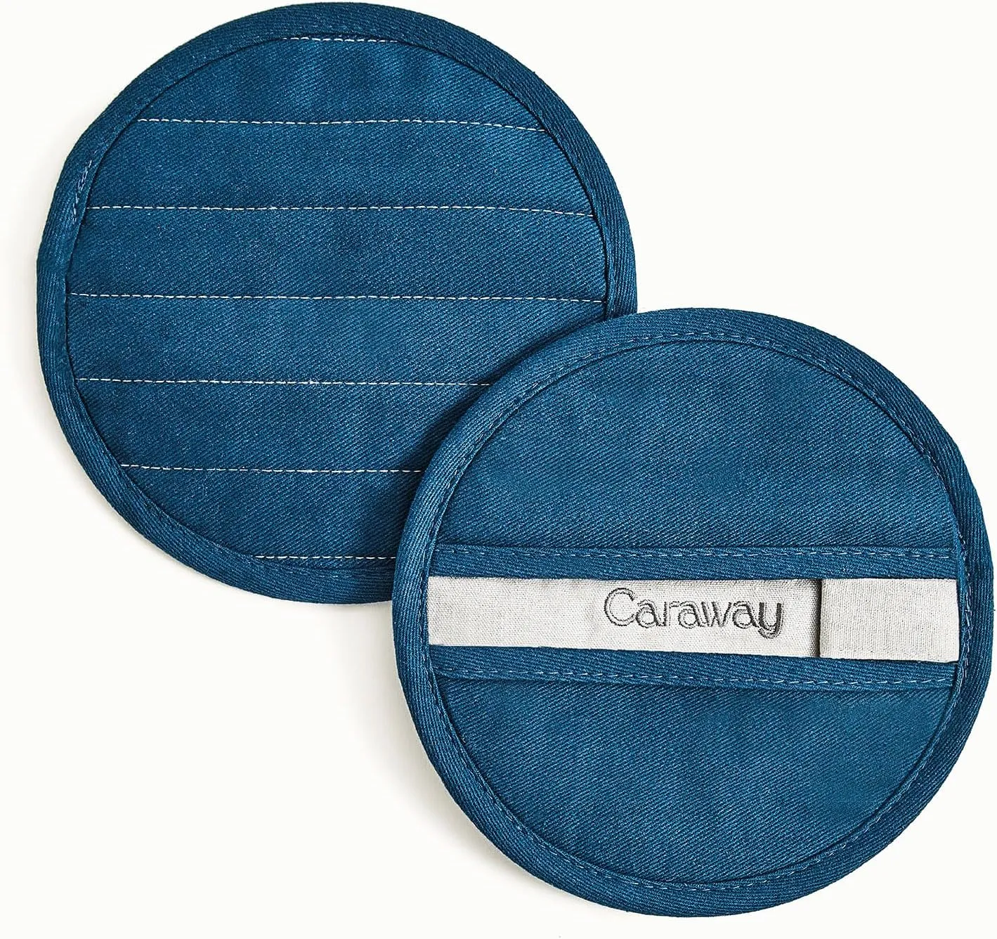 Organic Cotton Pot Holders - Navy