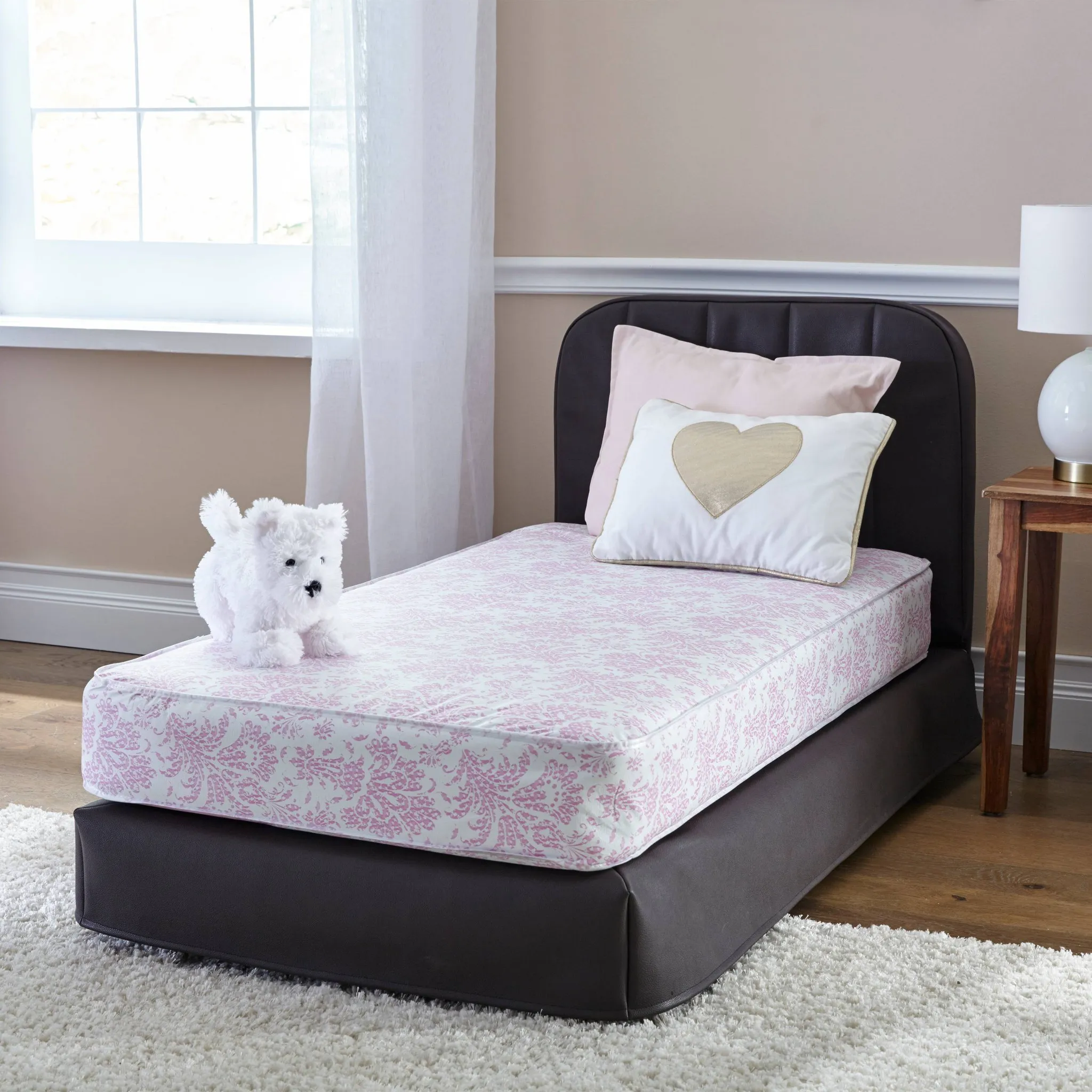 Ortho Rest Waterproof Baby Crib Mattress and Toddler Bed Mattress - Pink - Image 5