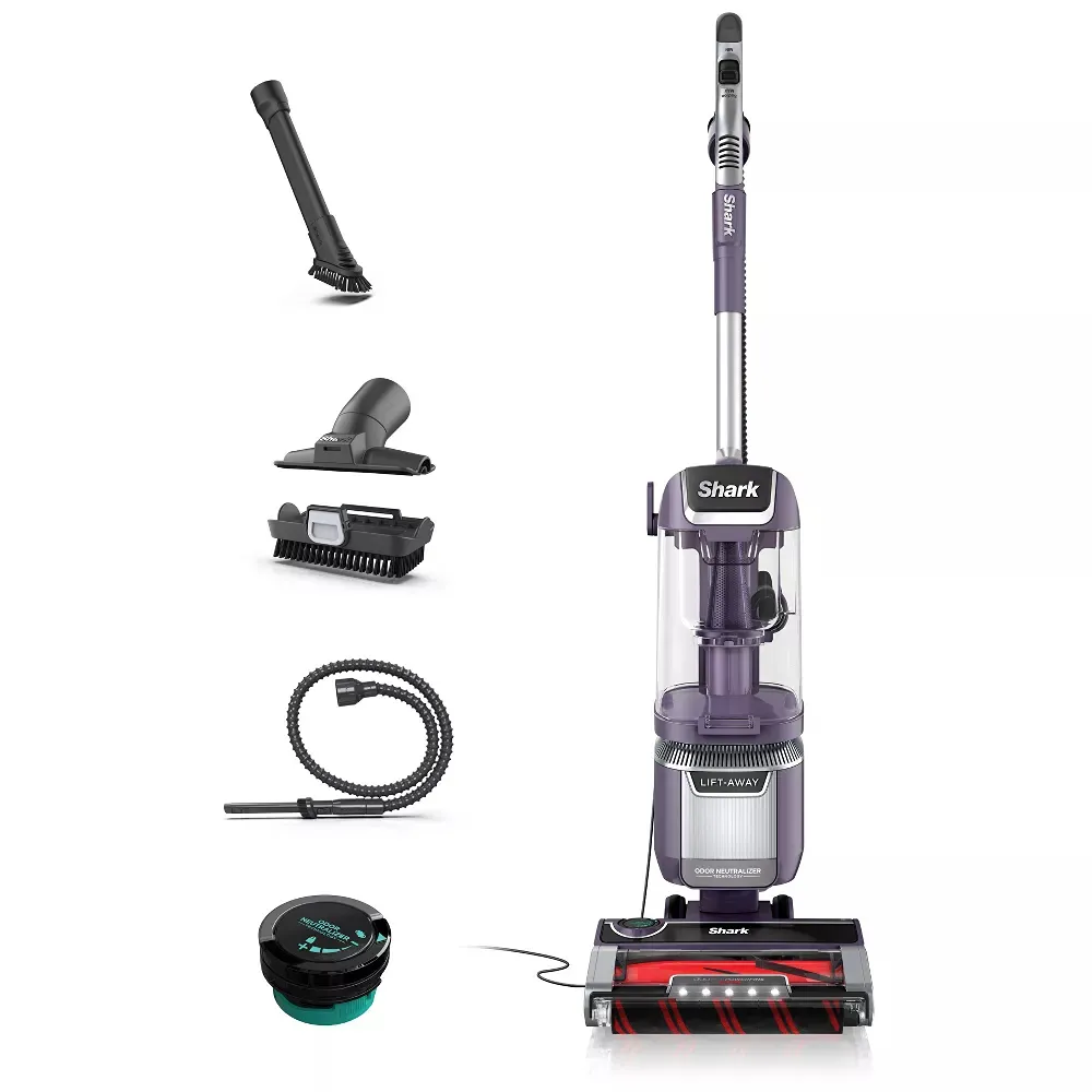 Rotator Pet Lift-Away ADV Upright Vacuum with DuoClean PowerFins HairPro & Odor Neutralizer LA701 12" Cleaning Path Purple - Image 2