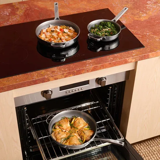 3-Piece Titanium Skillet Set - Image 3