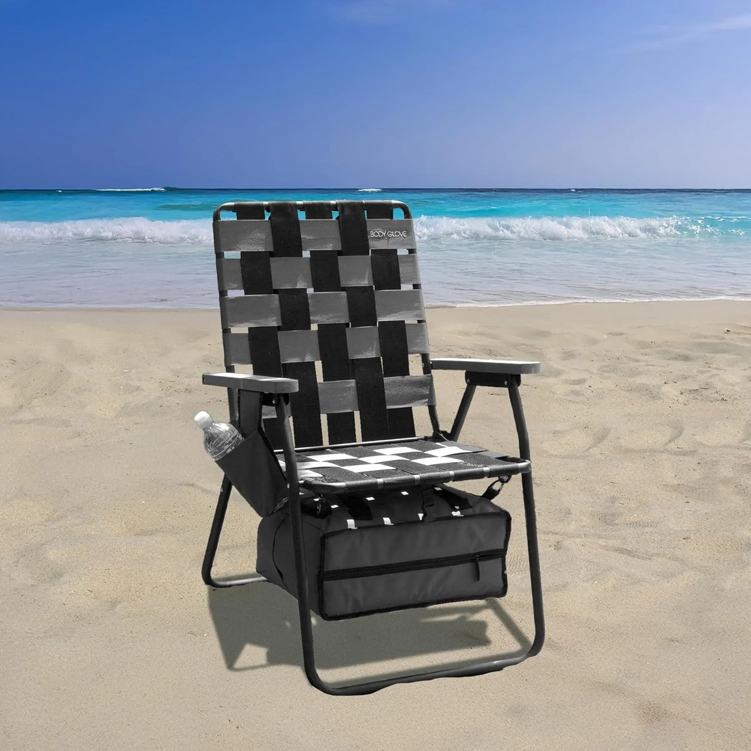 Outdoor Folding Chair - Black/Charcoal - Image 5