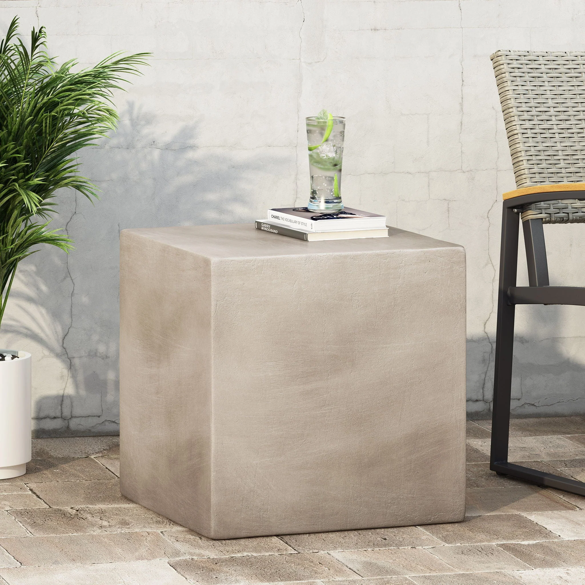 Outdoor / Indoor Square Lightweight Side Table - Image 2