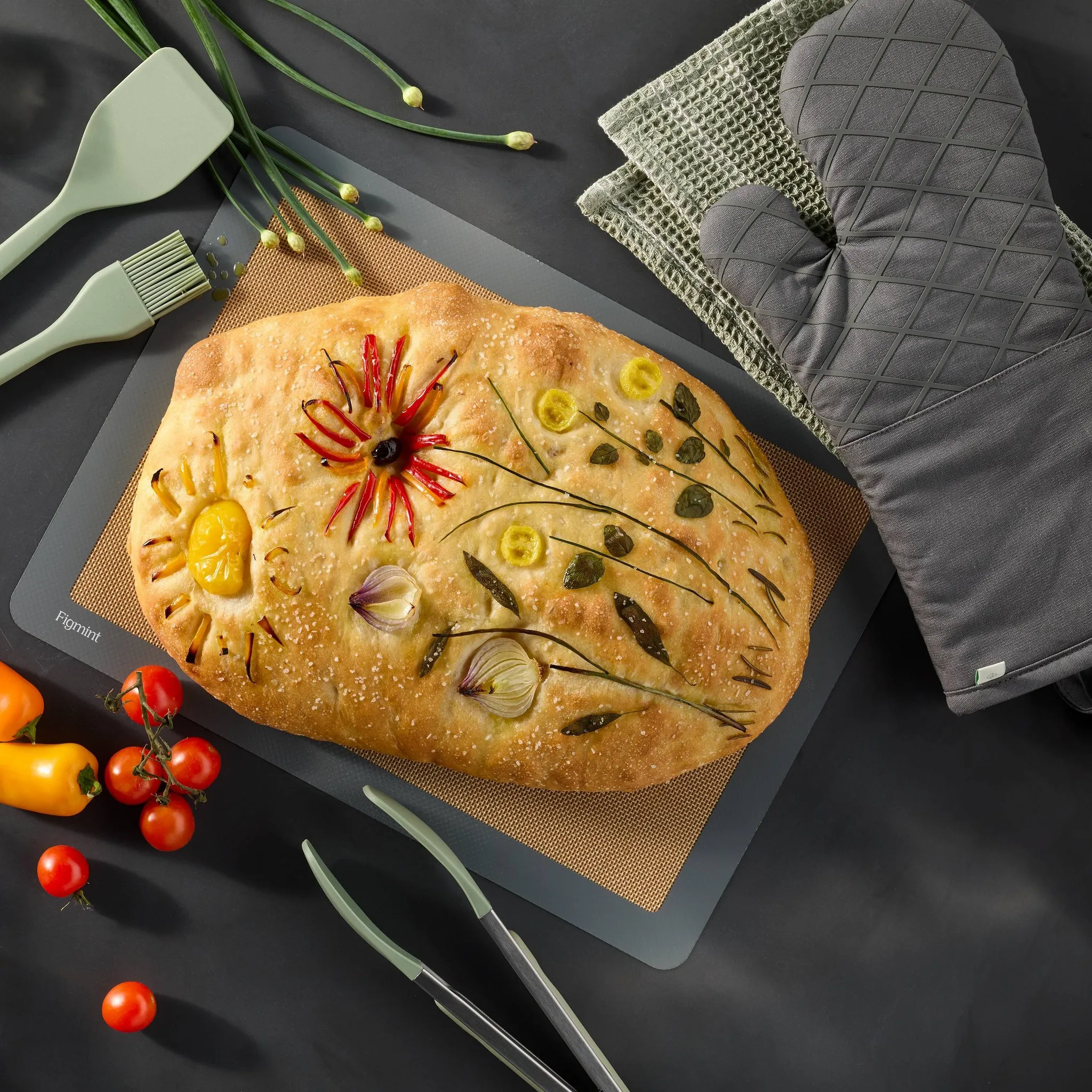 Oven Mitt Dark Gray - Image 3