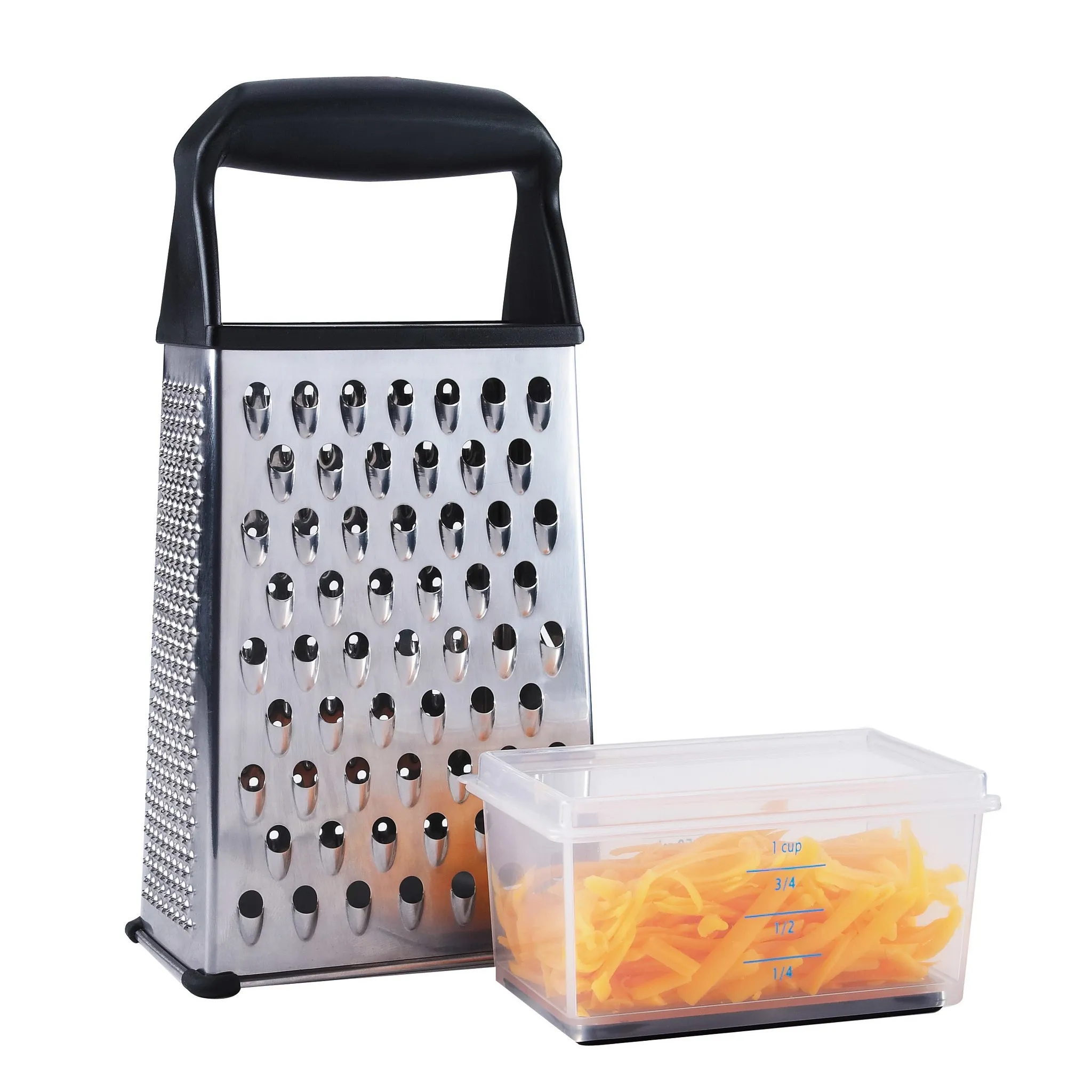 OXO Softworks Box Grater With Soft-Grip Handle & Storage Box - Image 5