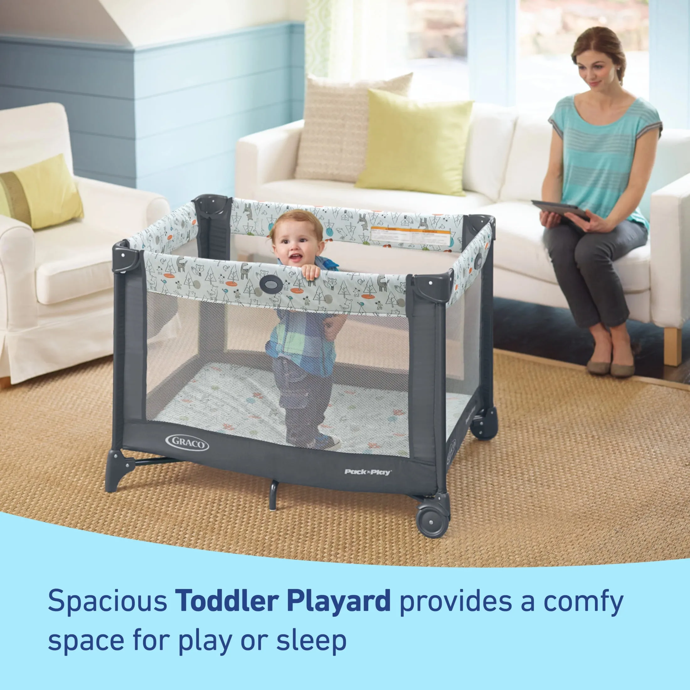 Pack N Play Portable Playard - Carnival - Image 6