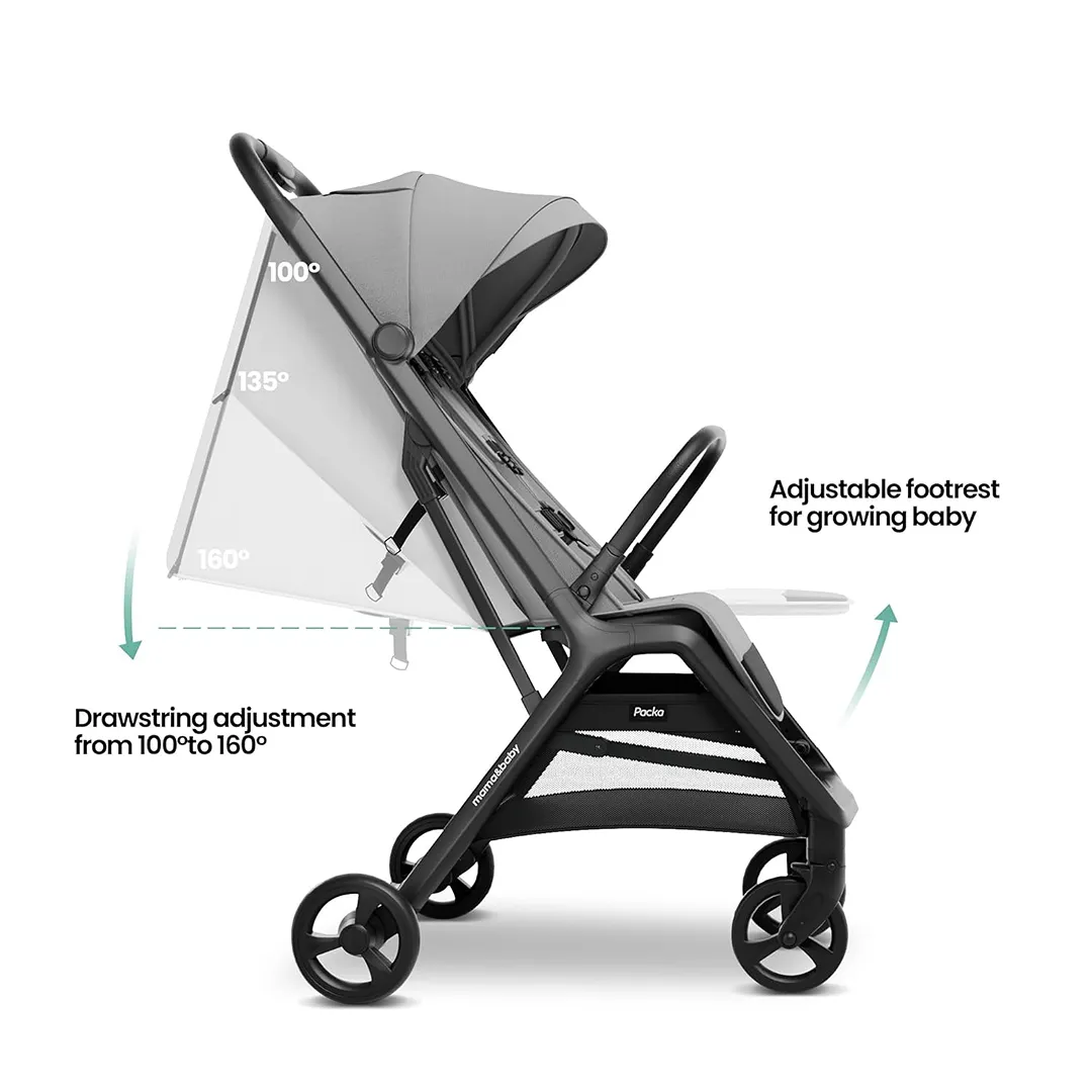 Packa Travel Stroller - Grey - Image 3