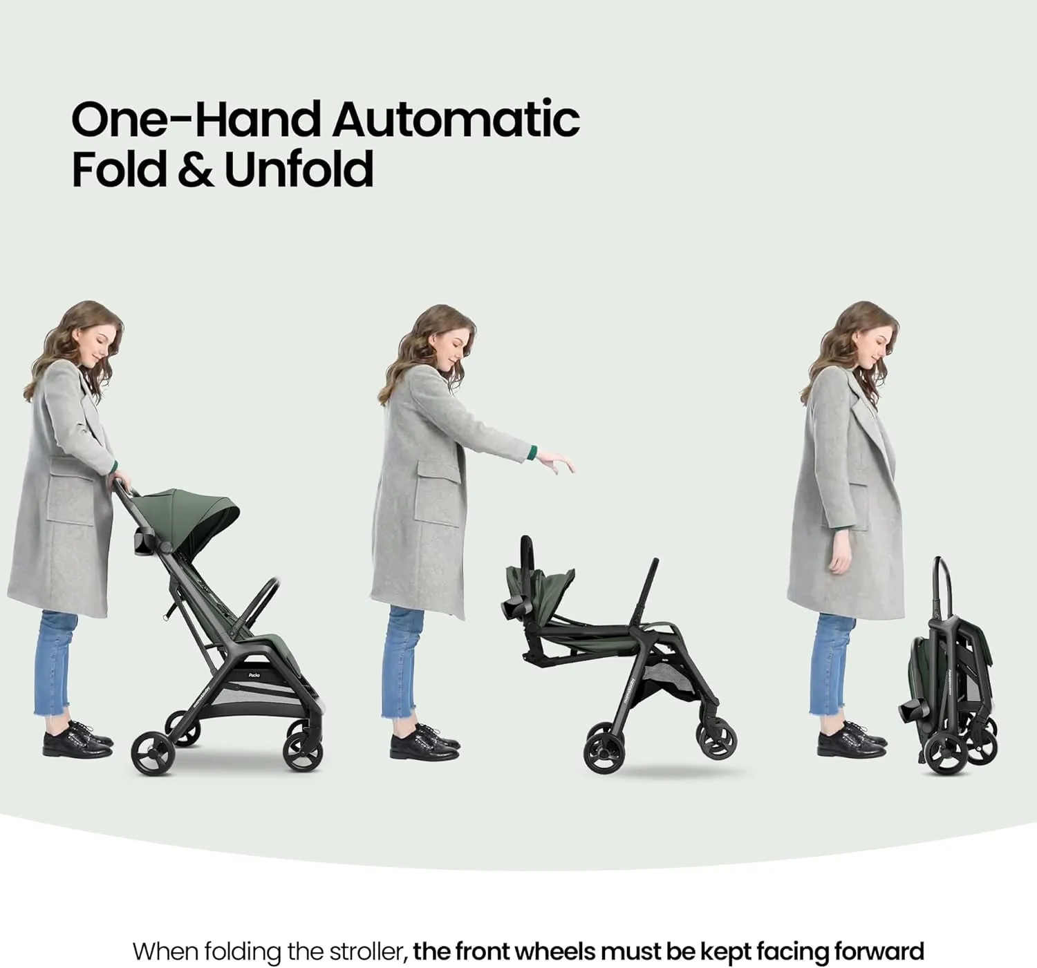 Packa Travel Stroller - Khaki - Image 2