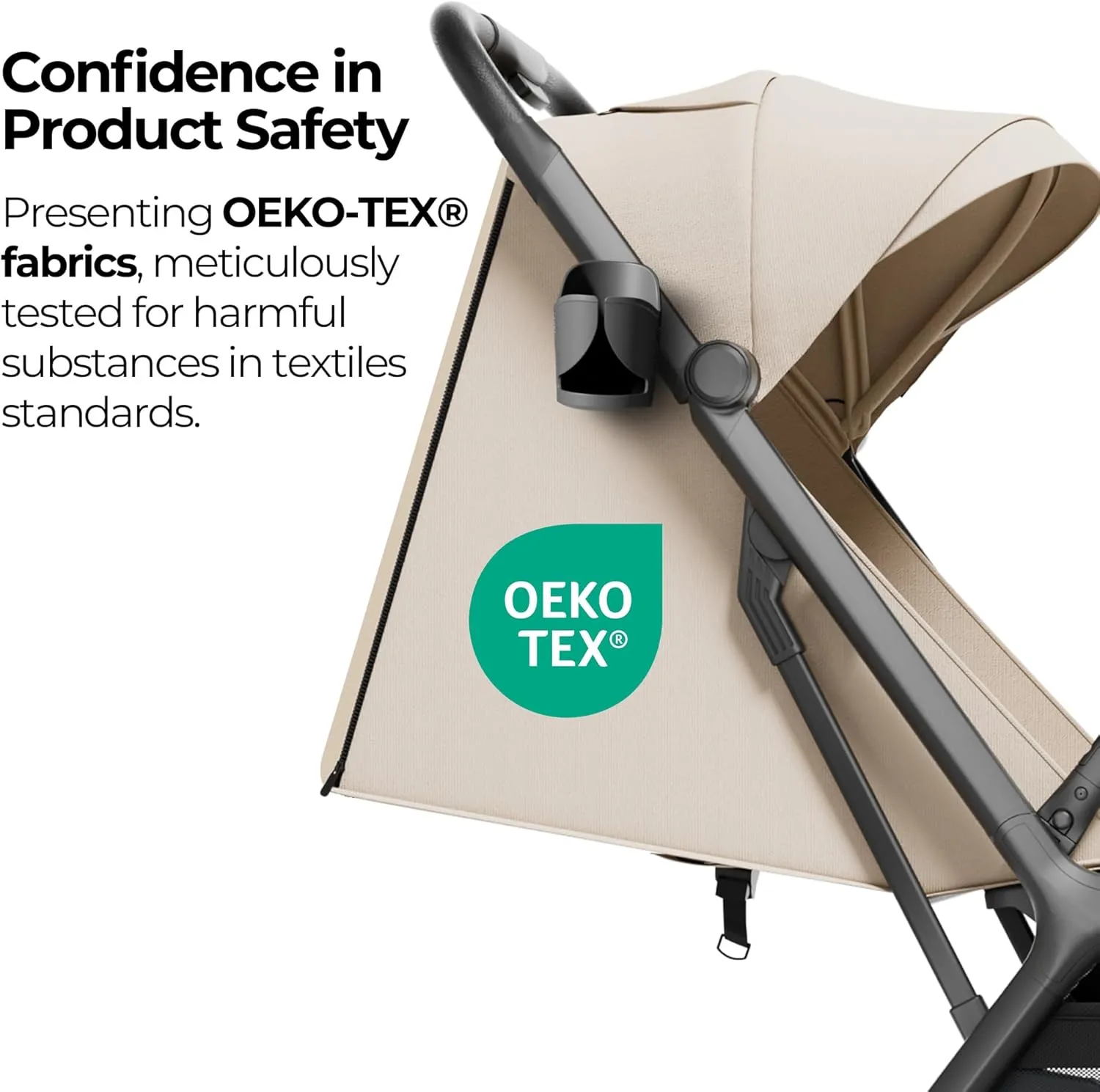 Packa Travel Stroller - Khaki - Image 7