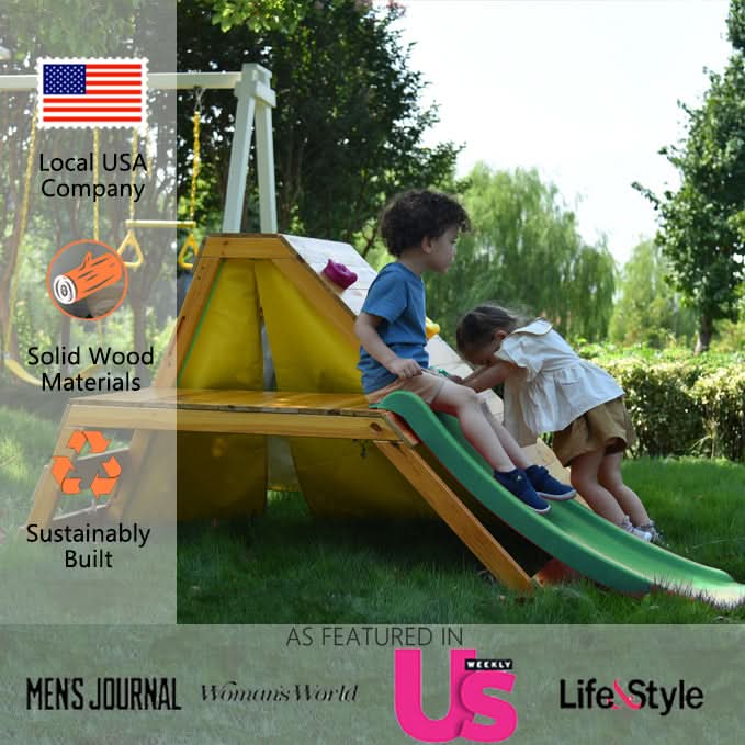 Palm - 5-in-1 Outdoor and Indoor Playground Playset - Image 24