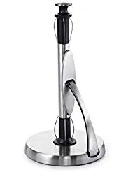 Paper Towel Holder With Stainless Steel Spring Arm