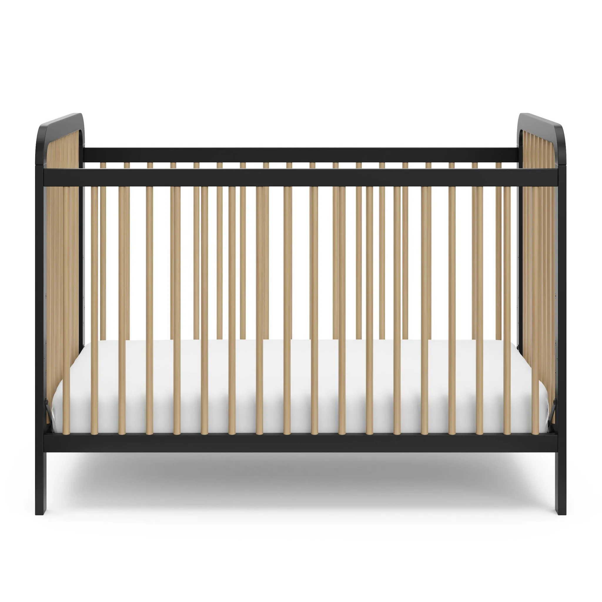 Pasadena 3-in-1 Convertible Crib - Black/Driftwood - Image 3