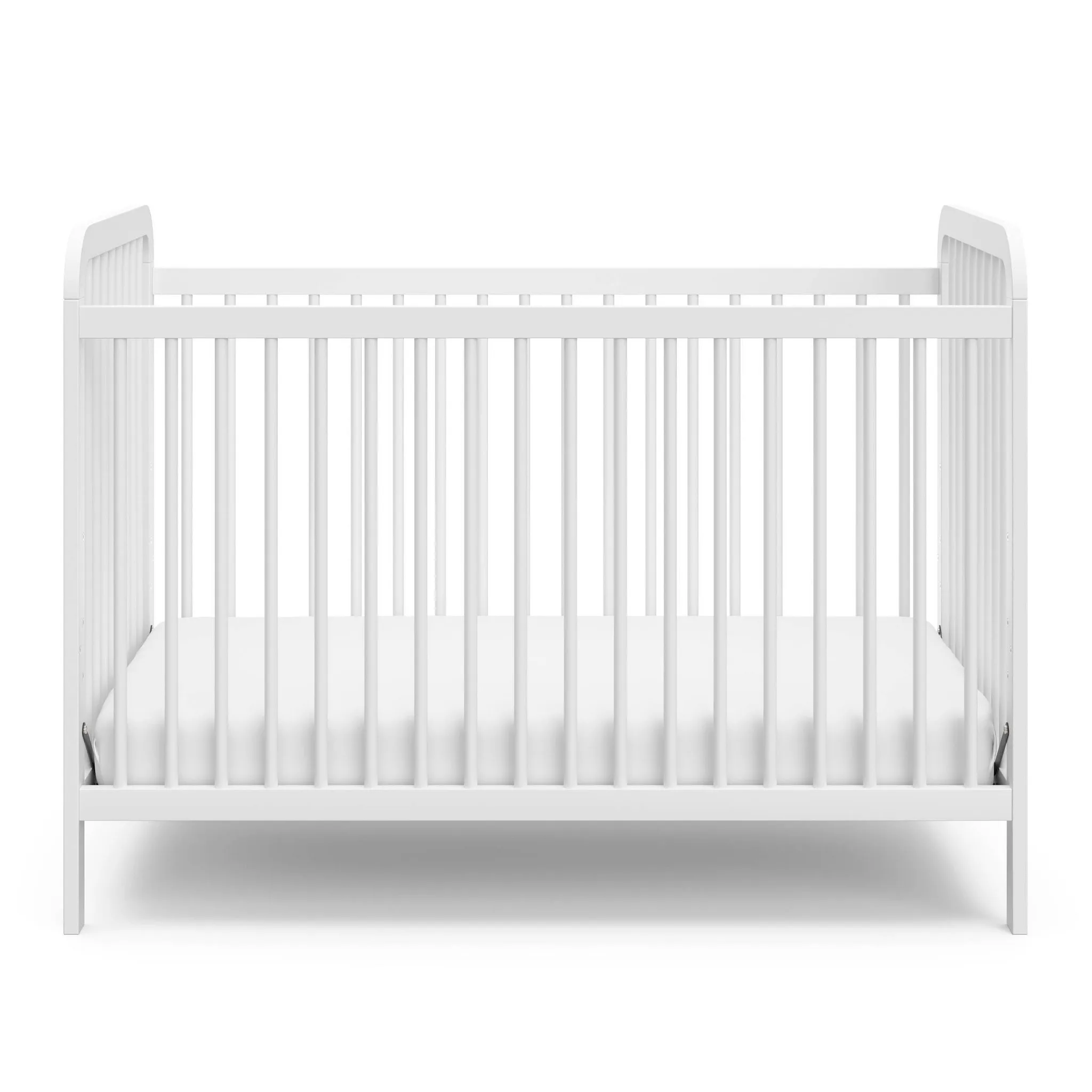 Pasadena White 3-in-1 Convertible Crib - White - Image 4