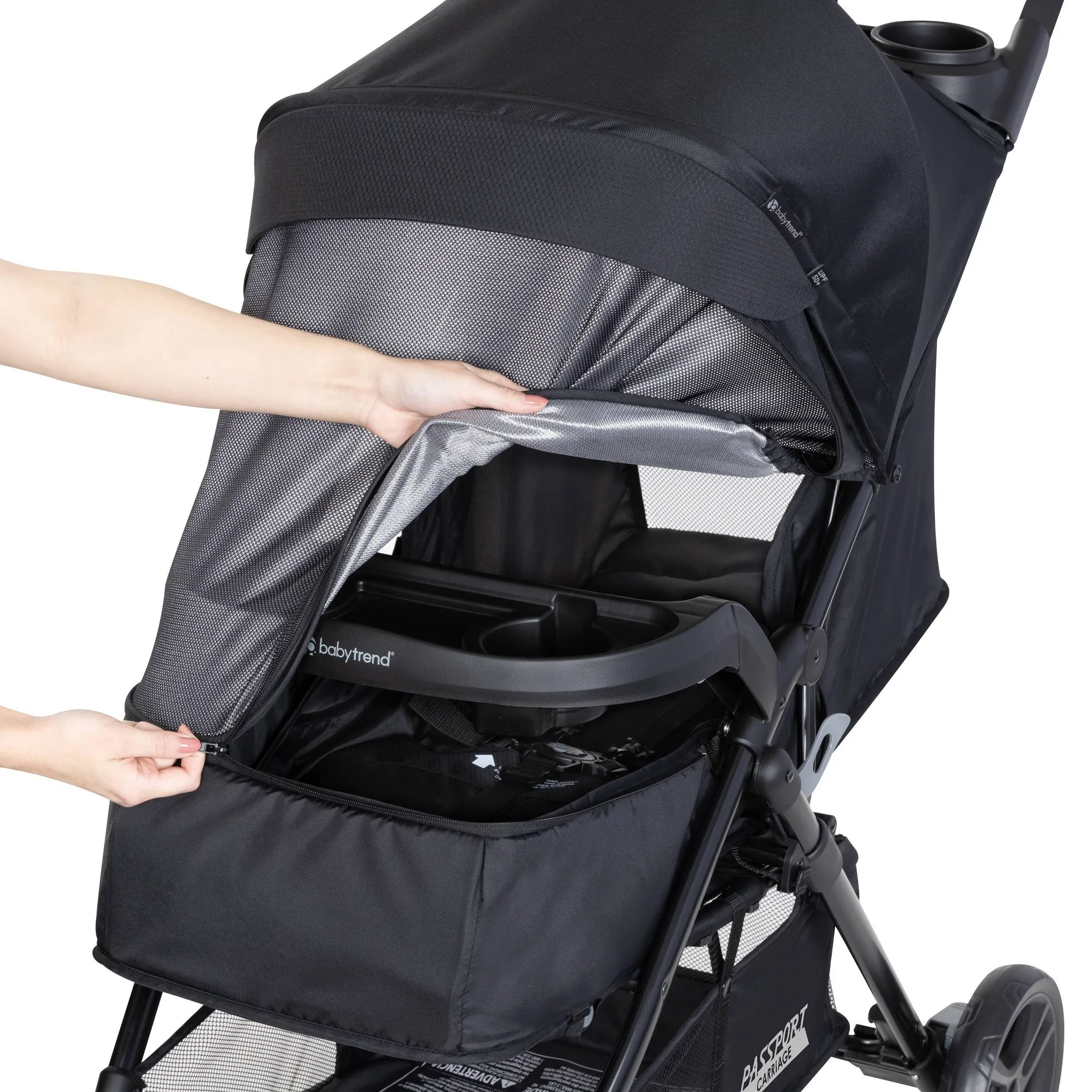 Passport Carriage Stroller - Ultra Black - Image 8