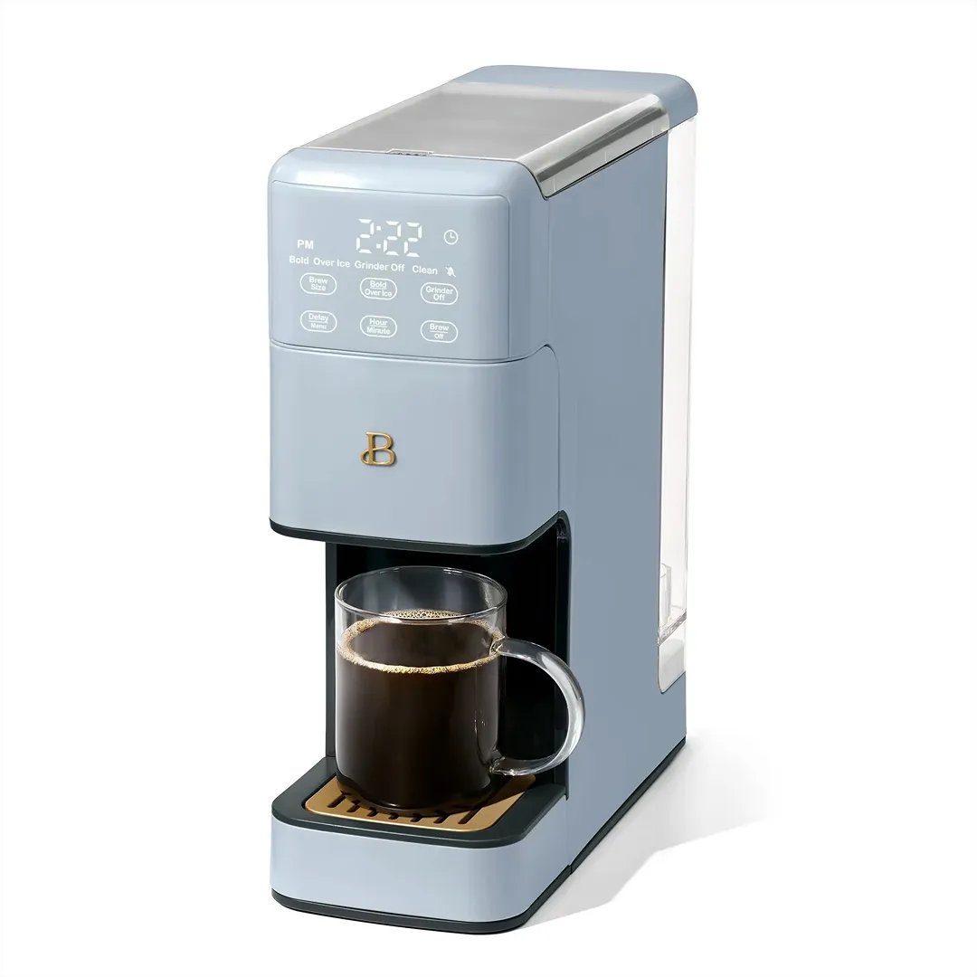 Perfect Grind™ Programmable Single Serve Coffee Maker -  Blue by Drew Barrymore