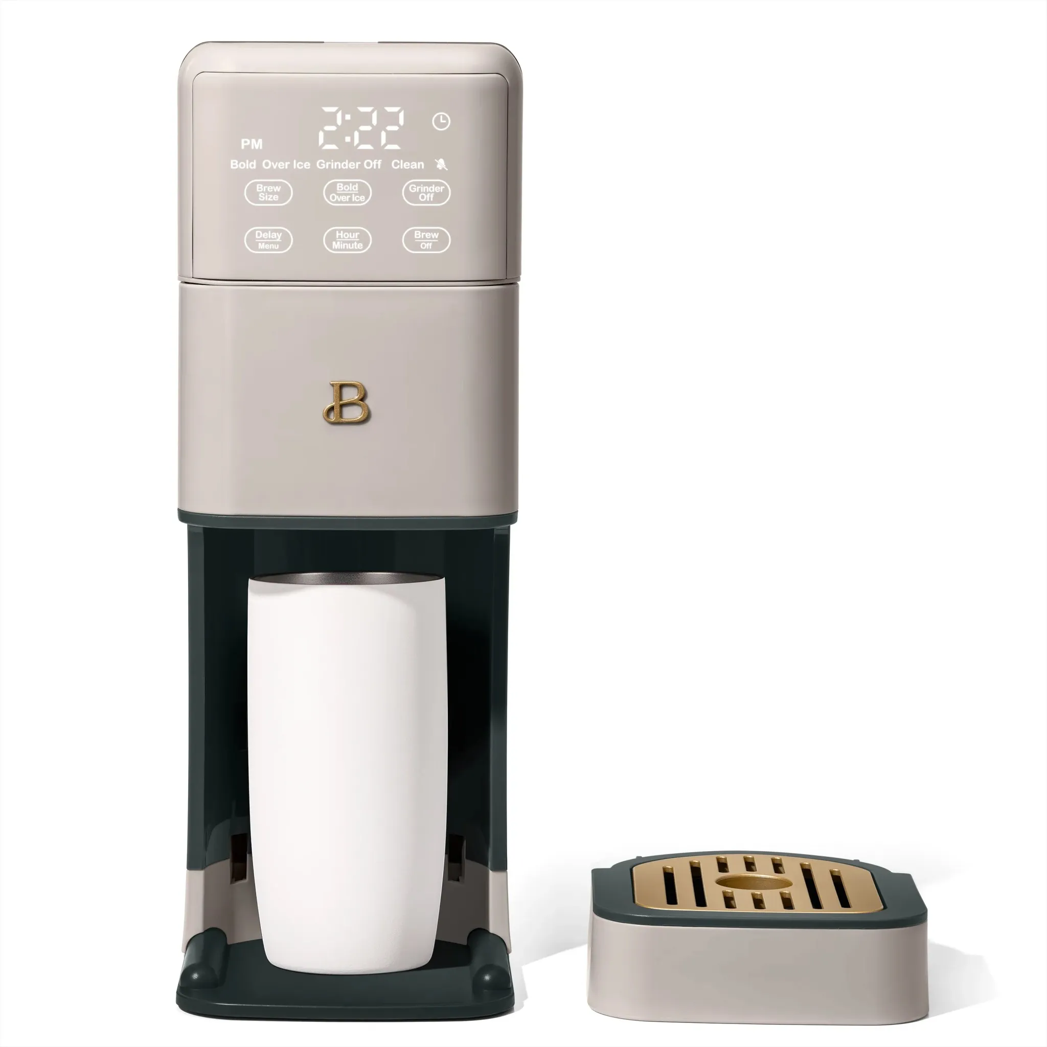 Perfect Grind Programmable Single Serve Coffee Maker - Porcini - Image 2
