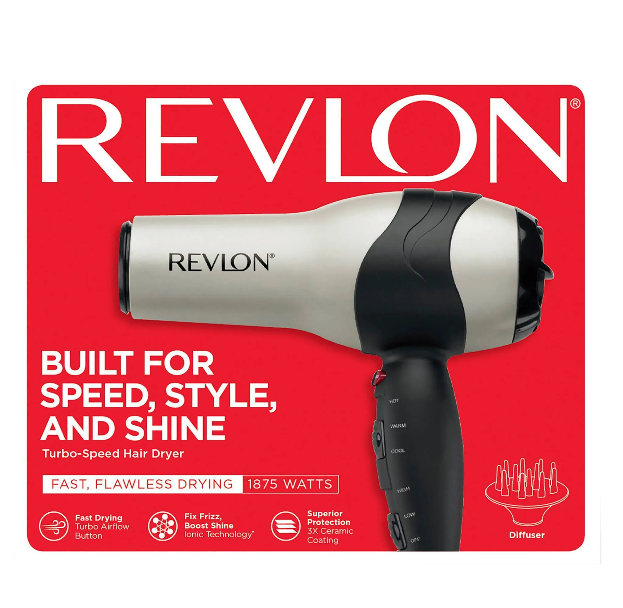Perfect Heat Volumizing Turbo Hair Dryer - 1875 Watt - Image 3