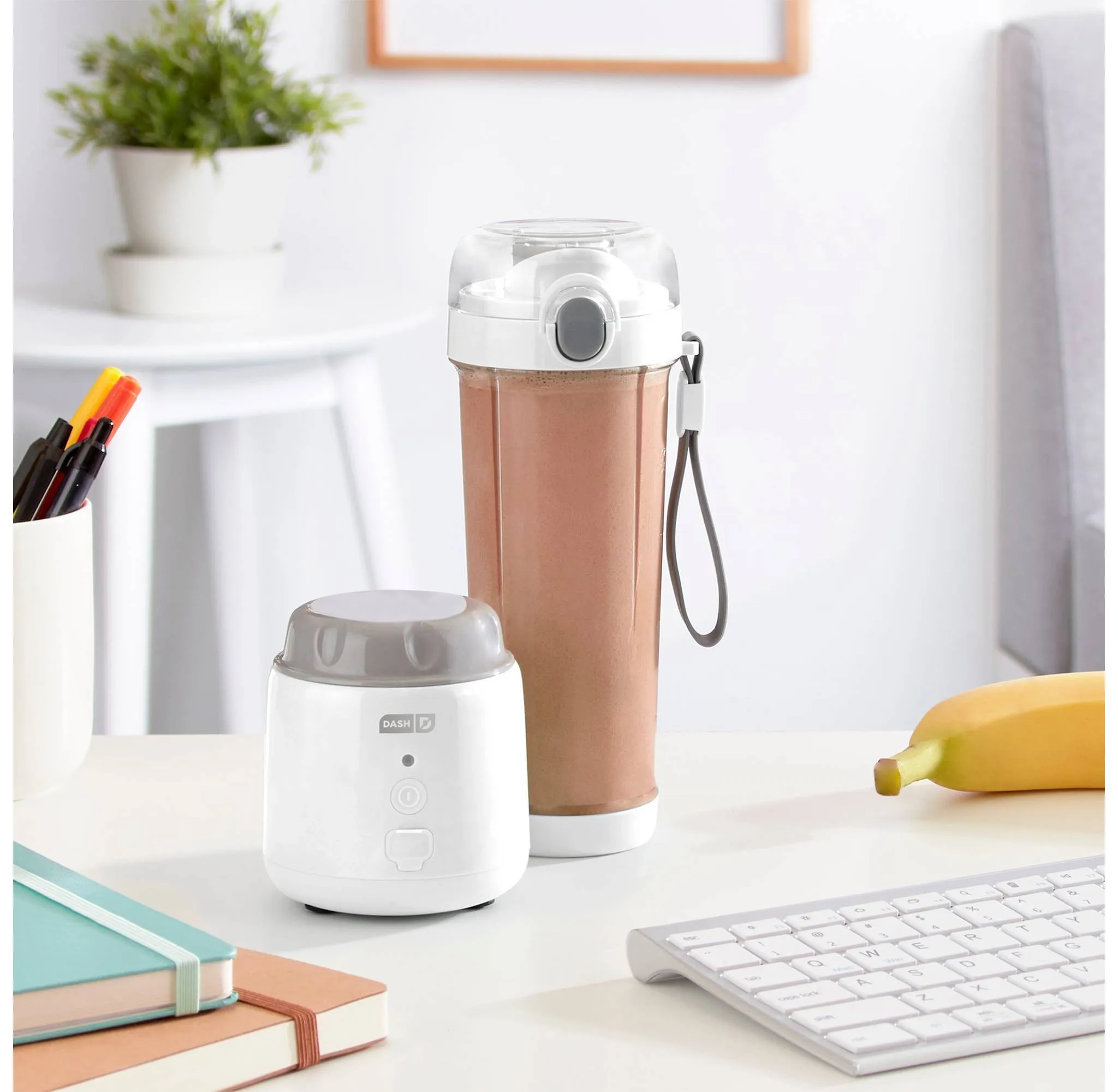 Personal Portable USB 1-Speed Blender White: Smoothie Maker, BPA-Free, Dishwasher-Safe, 16oz Capacity, 150W Power - Image 4